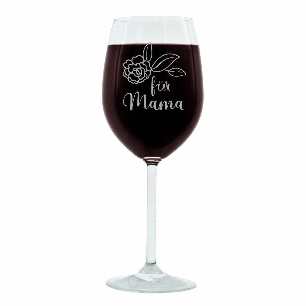 LEONARDO Weinglas Für Mama Bold, Glas, lasergraviert