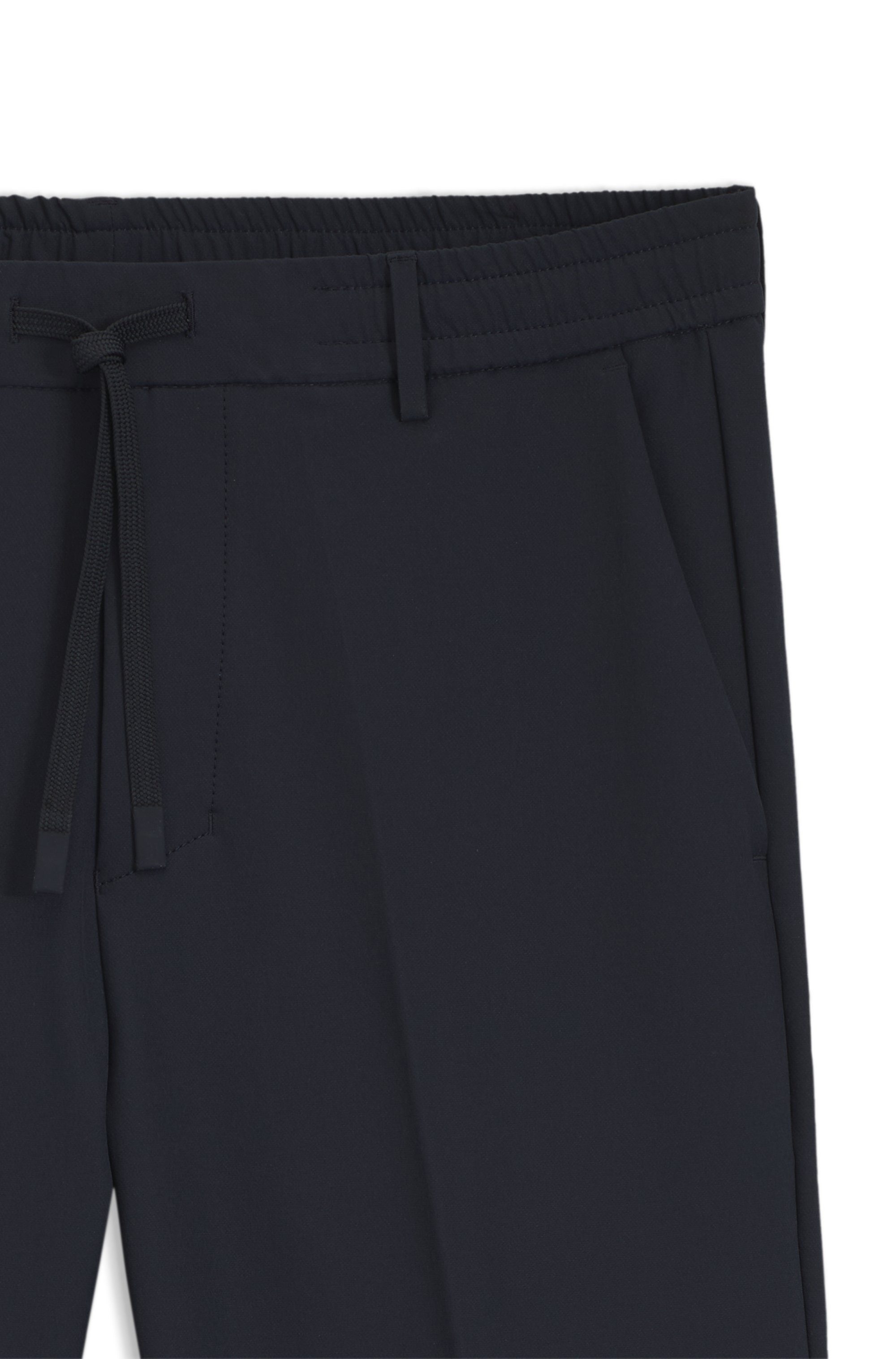 BOSS GREEN Webhose T Convert Elastischer Taillenbund und Kordelzug, Gürtelschlaufen Anzughose