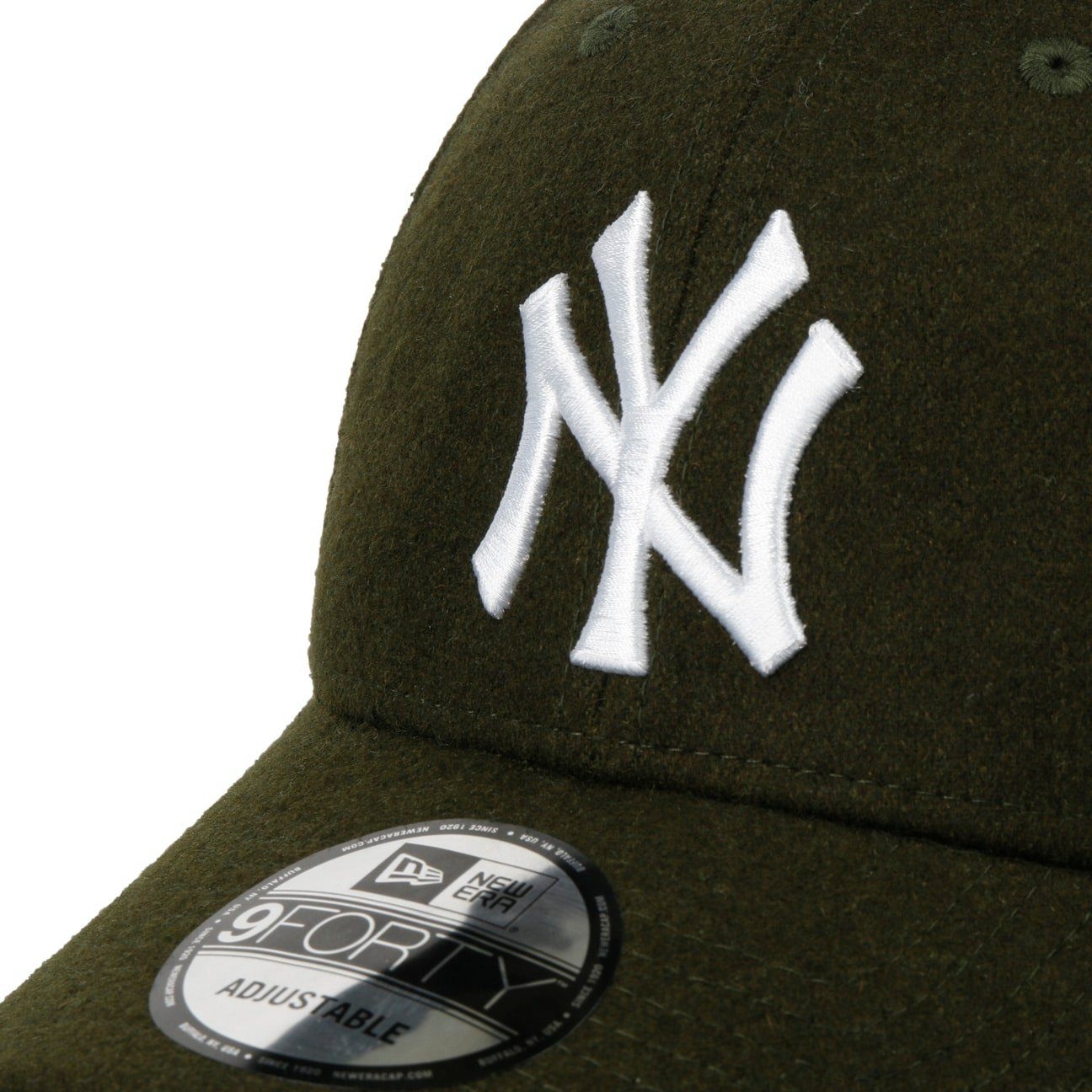 mit Basecap Cap Baseball Era (1-St) New Schirm dunkelgrün
