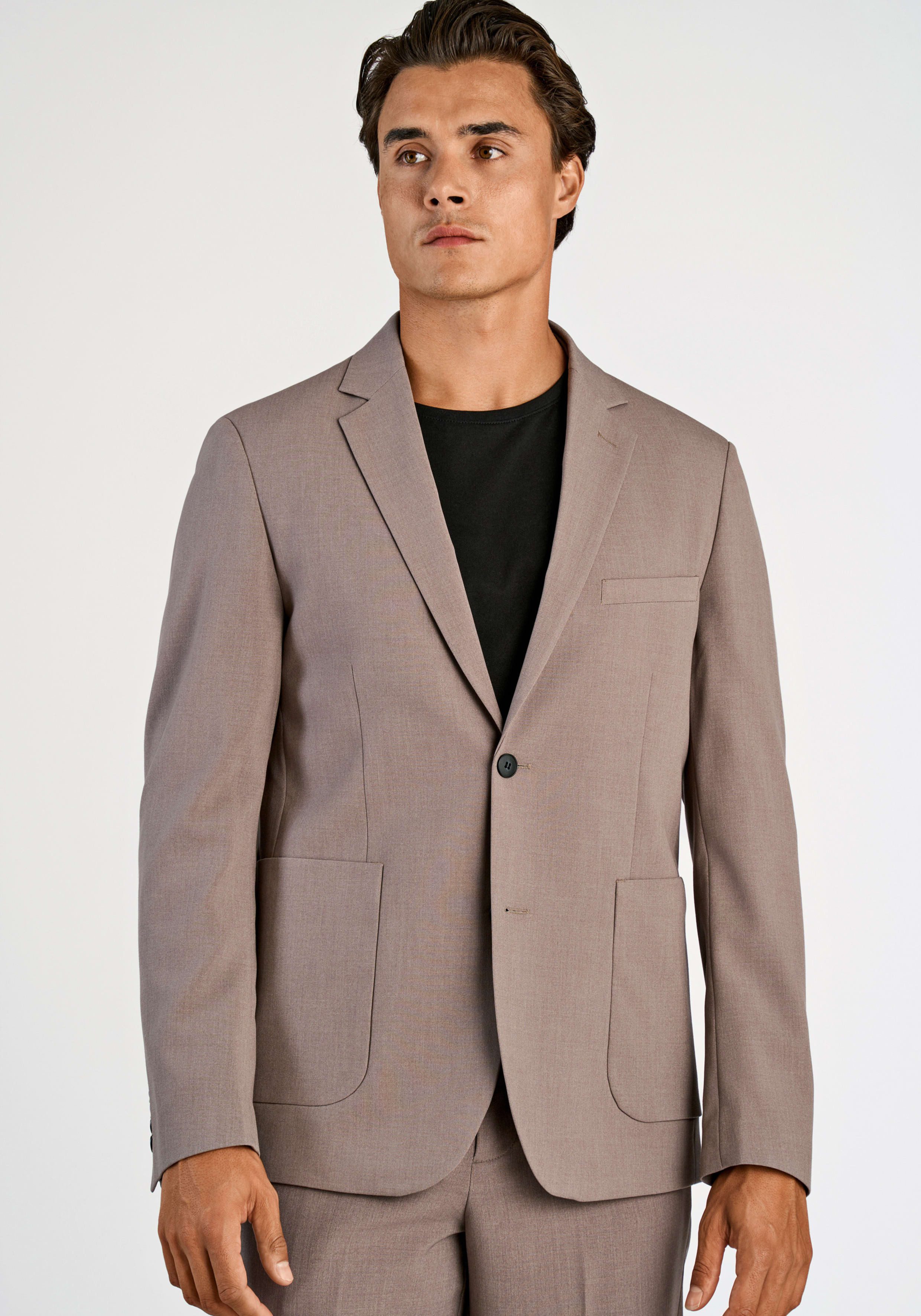 LINDBERGH Sakko mit Viskose und Stretch, in melierter Optik