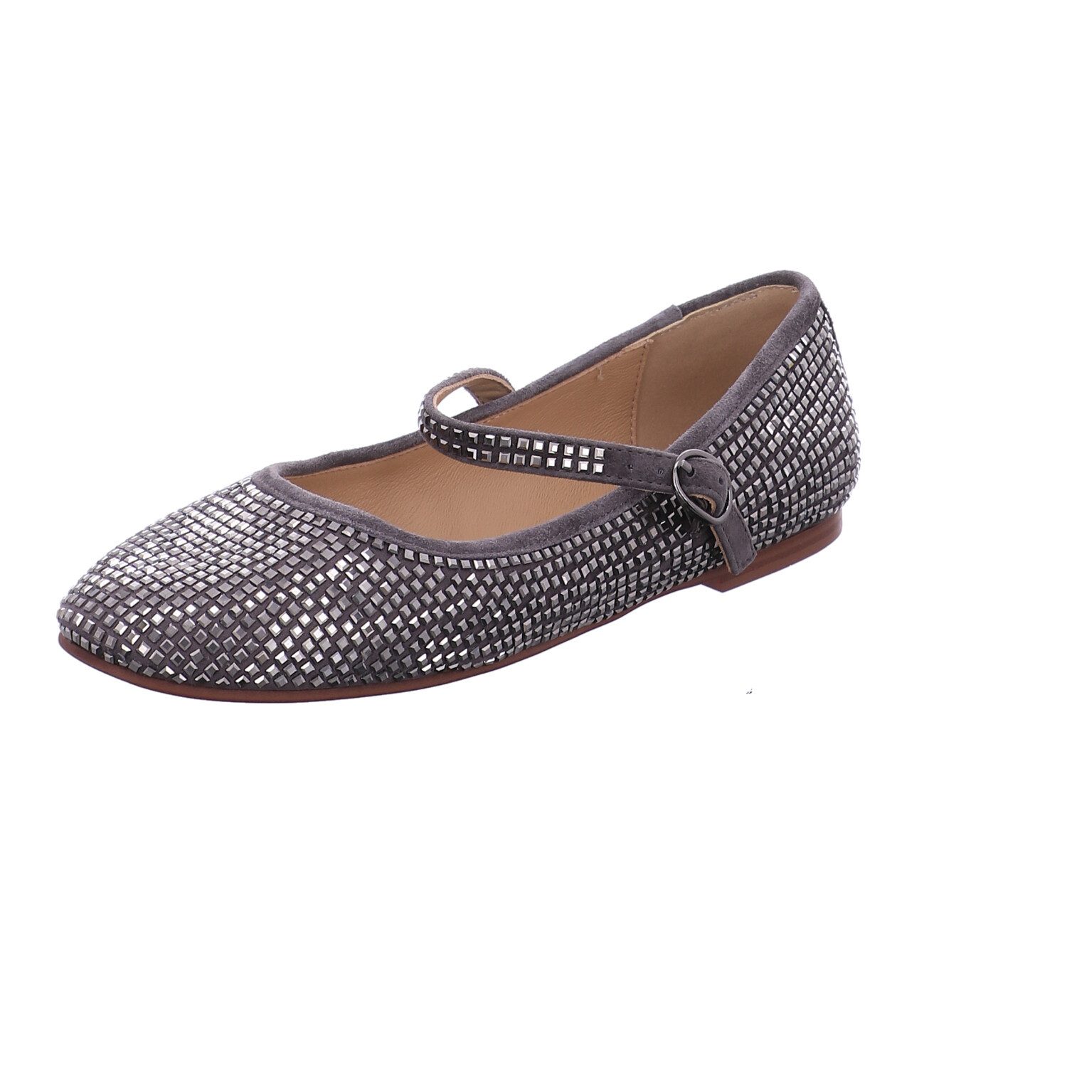 Alma en Pena grey suede Ballerina