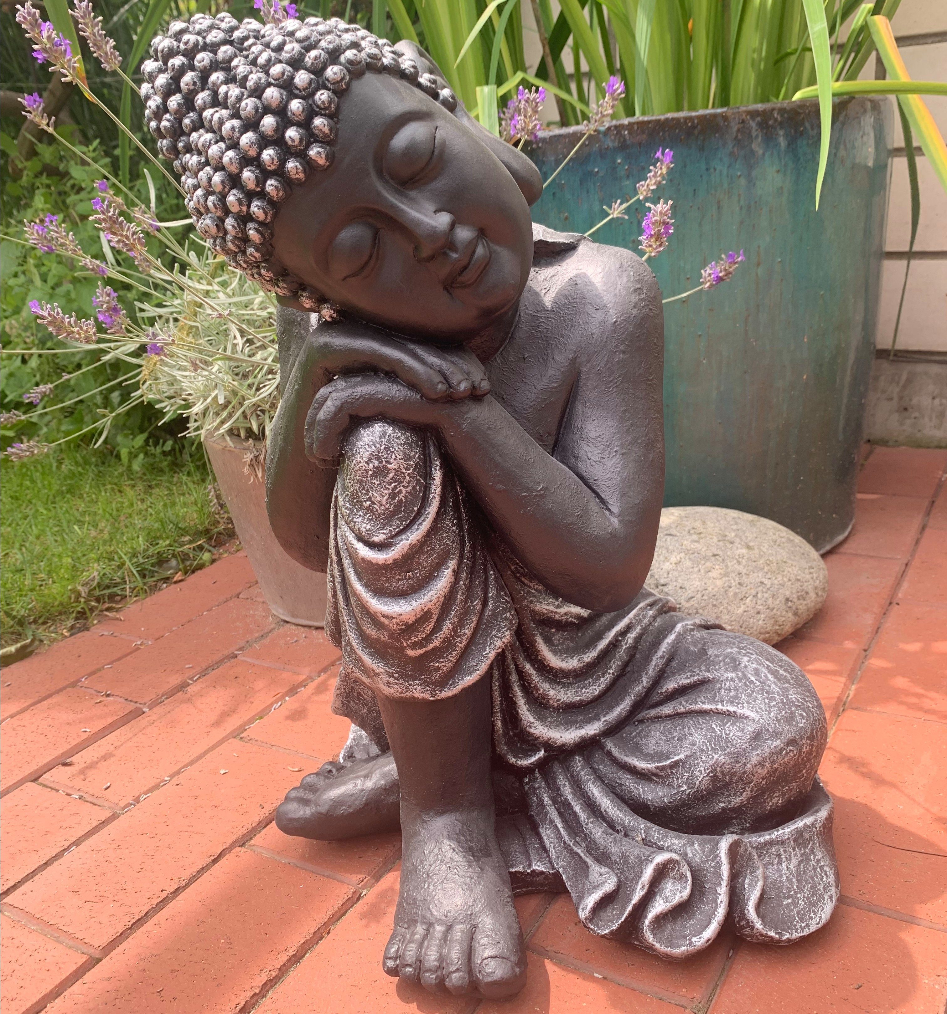 K&L Wall Art Buddhafigur Feng Shui Fensterbank Deko Buddha Statue Zen Figur günstig online kaufen