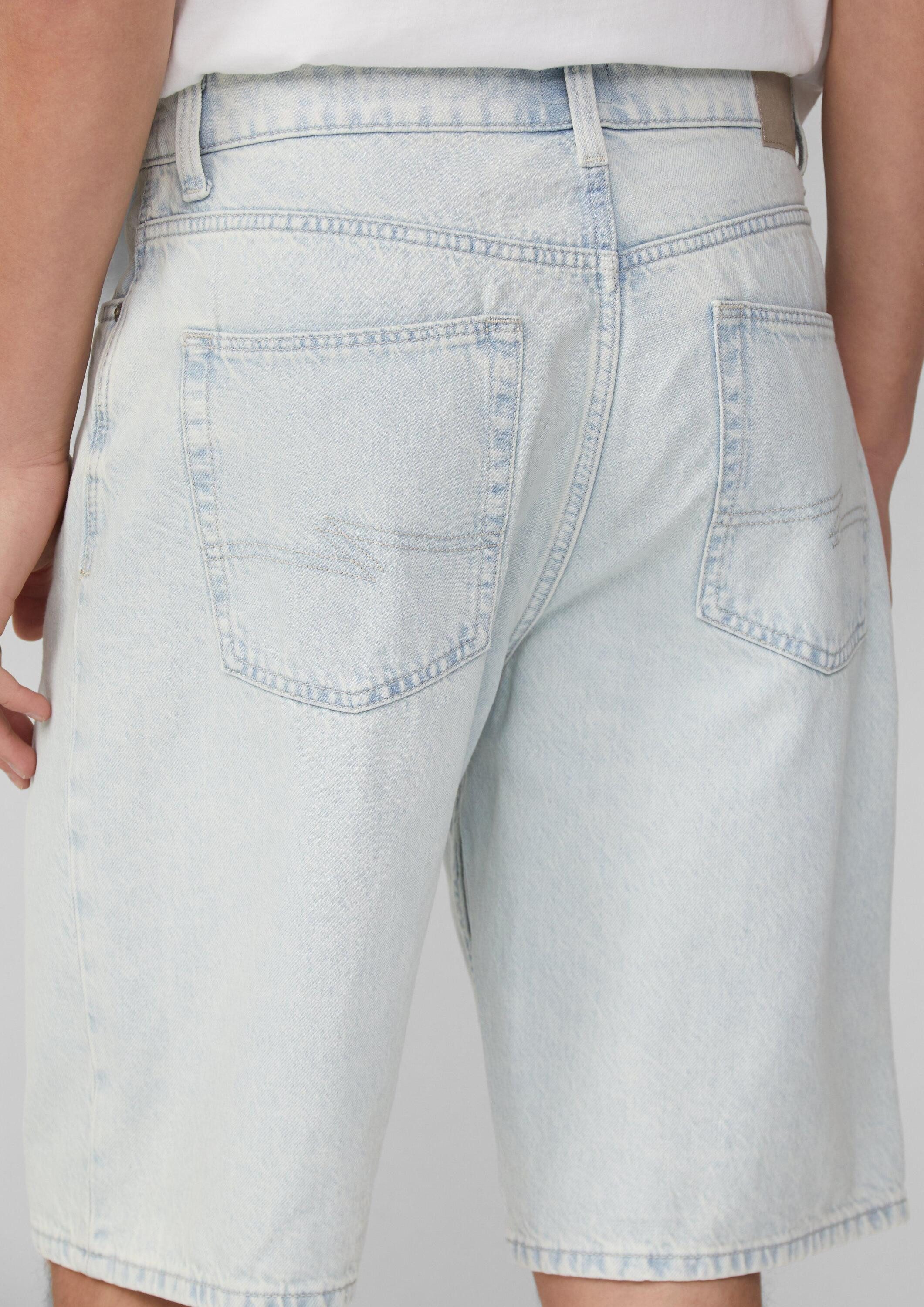 QS Jeansshorts Jeans-Bermuda Jeans-Shorts / Loose Fit / Mid Rise