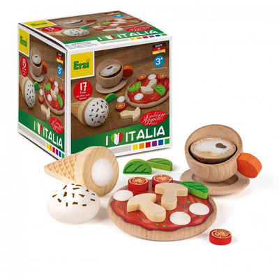 Erzi® Spiellebensmittel Kaufladen Sortierung Italien, (Set, 17-tlg., 1), Made in Germany