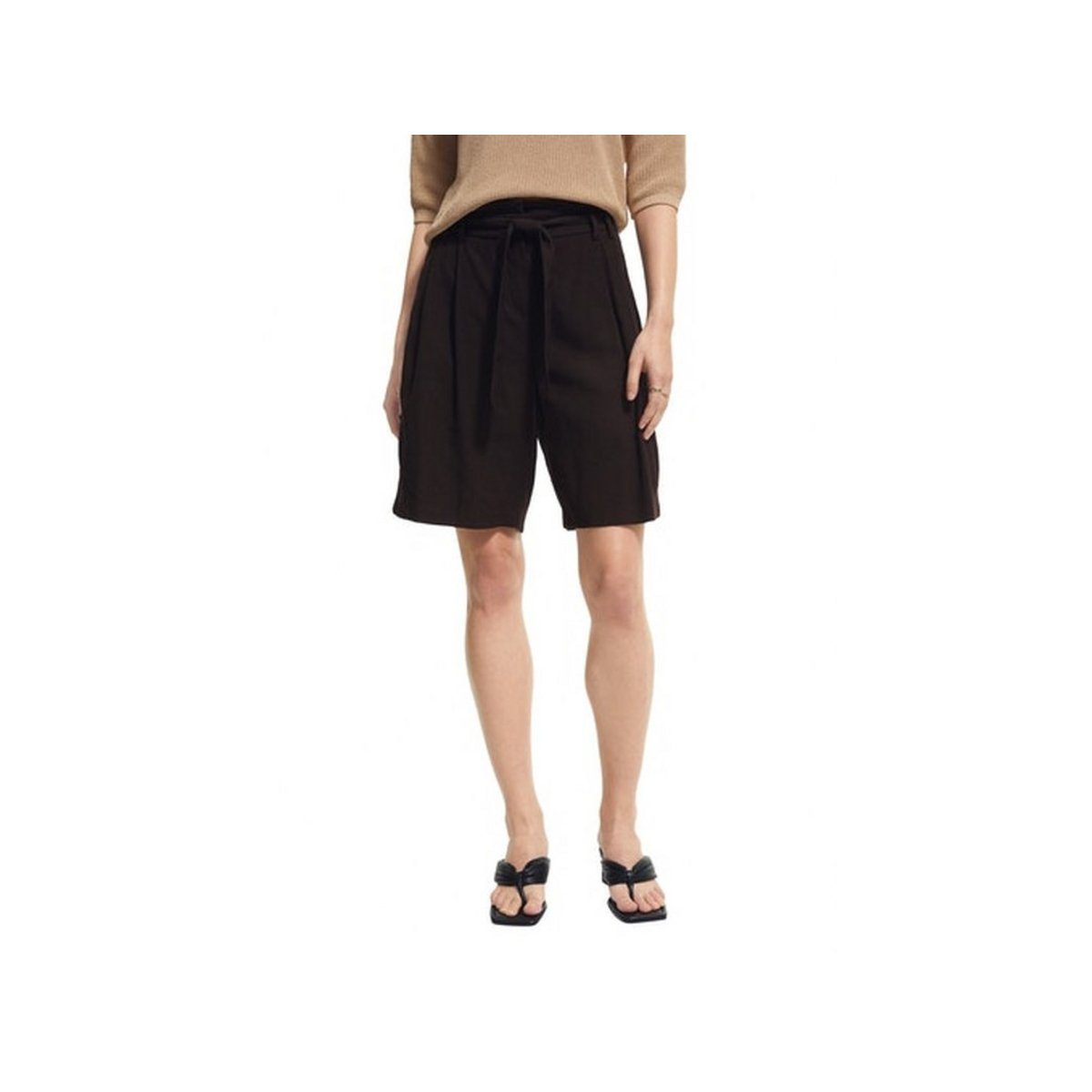 Comma (1-tlg) schwarz Shorts regular