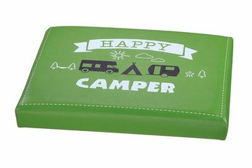 GILDE Sitzauflage Sitzpolster Happy Camper, wasserabweisend