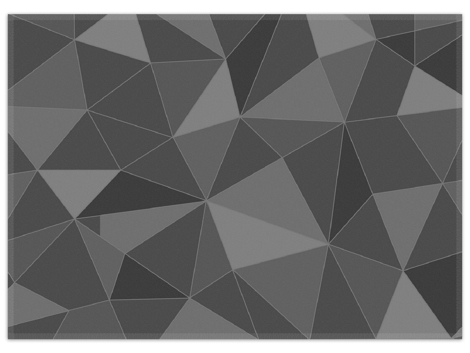 Wallario Teppich Geometrisches Schattenmuster, rechteckig, rutschfest