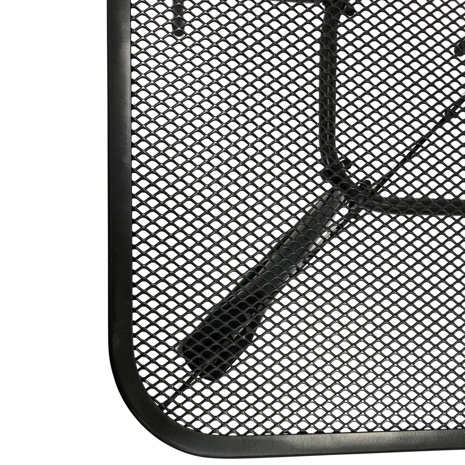 DEGAMO Bistrotisch CLASSIC (1-St), quadratisch 70x70cm, Stahl und Streckmetall anthrazit