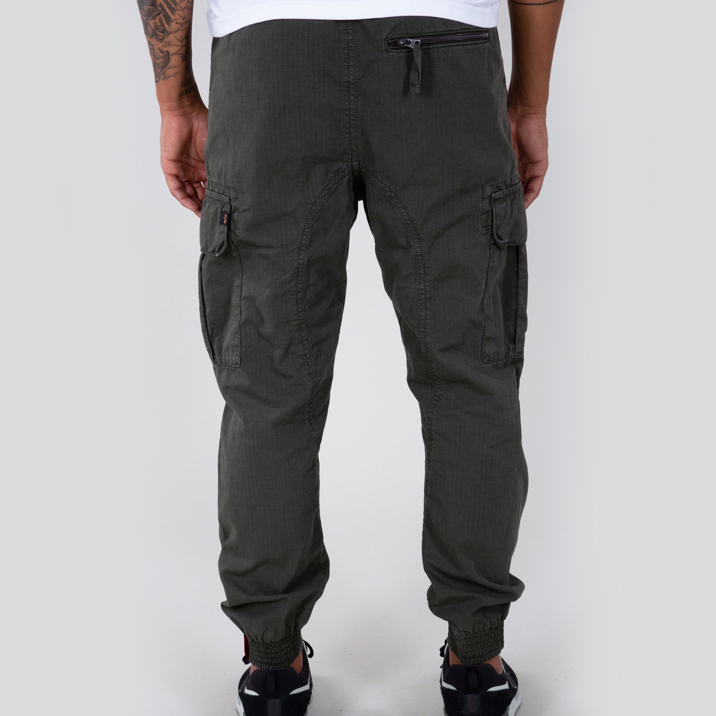 Alpha Industries Cargohose Alpha Herren Ripstop Industries Cargohose greyblack