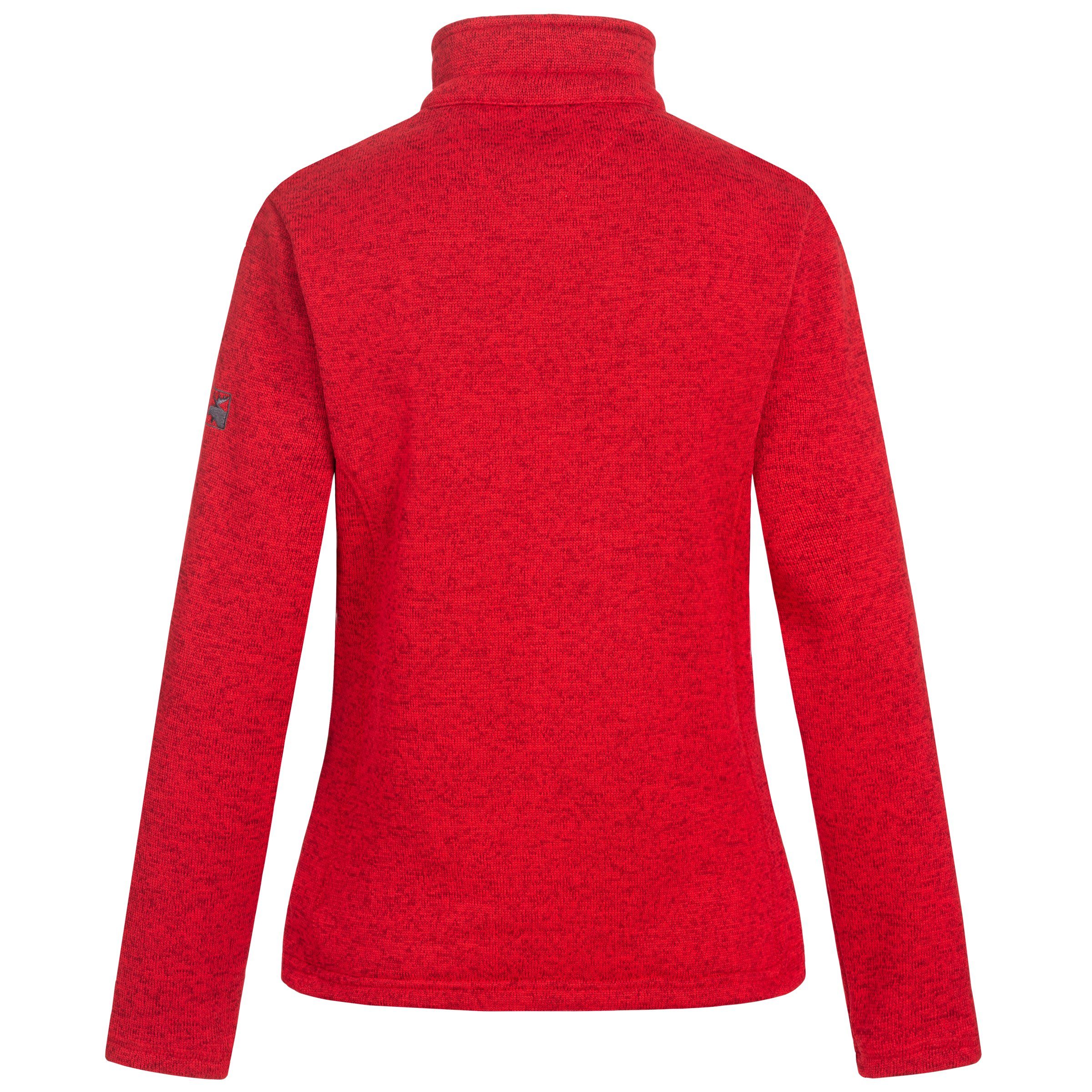 red WOMEN LUVERNE Größen CS auch in Active Großen crimson erhältlich DEPROC X Fleecejacke