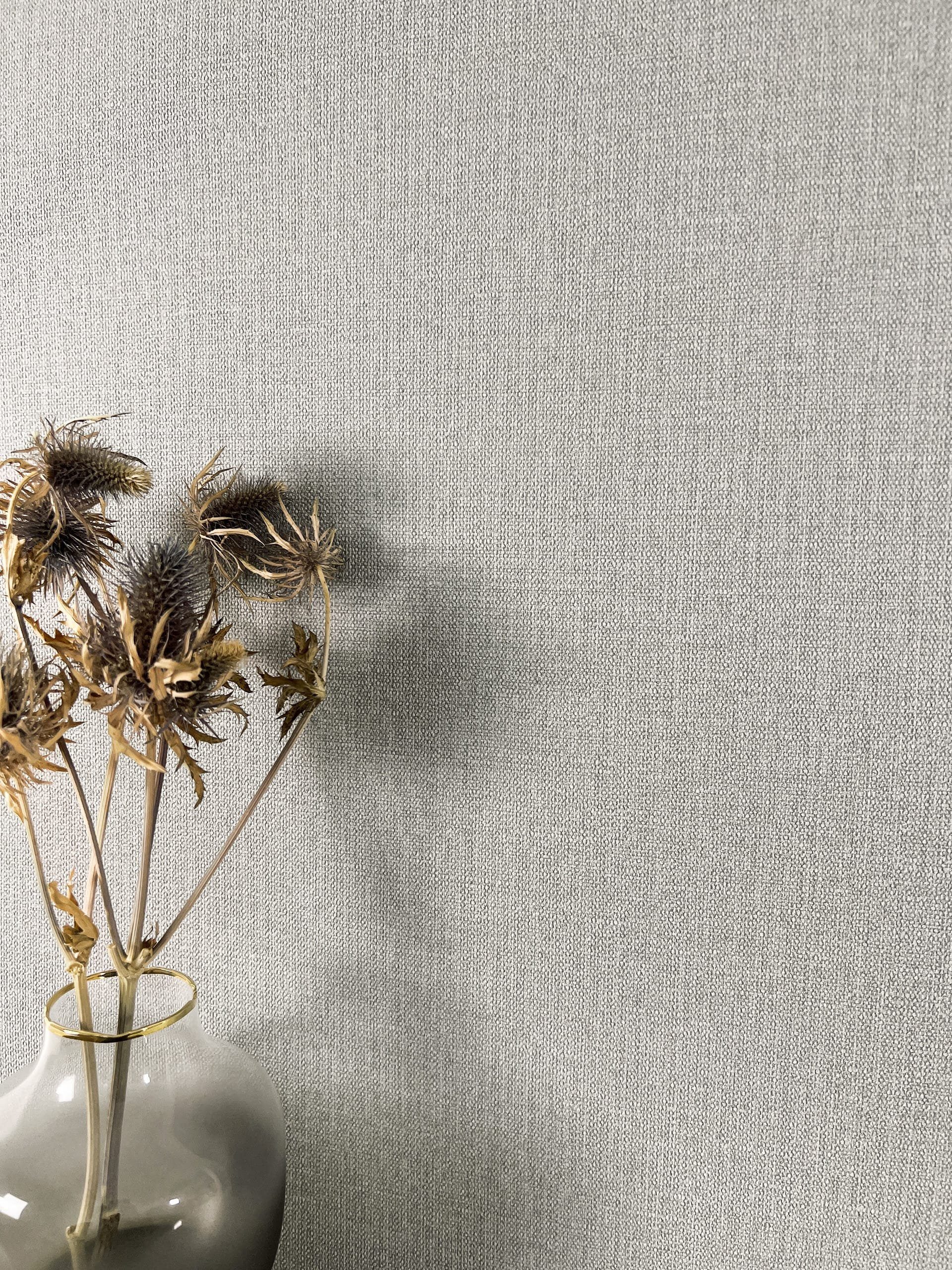 Newroom Vliestapete, Grau Tapete Modern Unifarbe günstig online kaufen