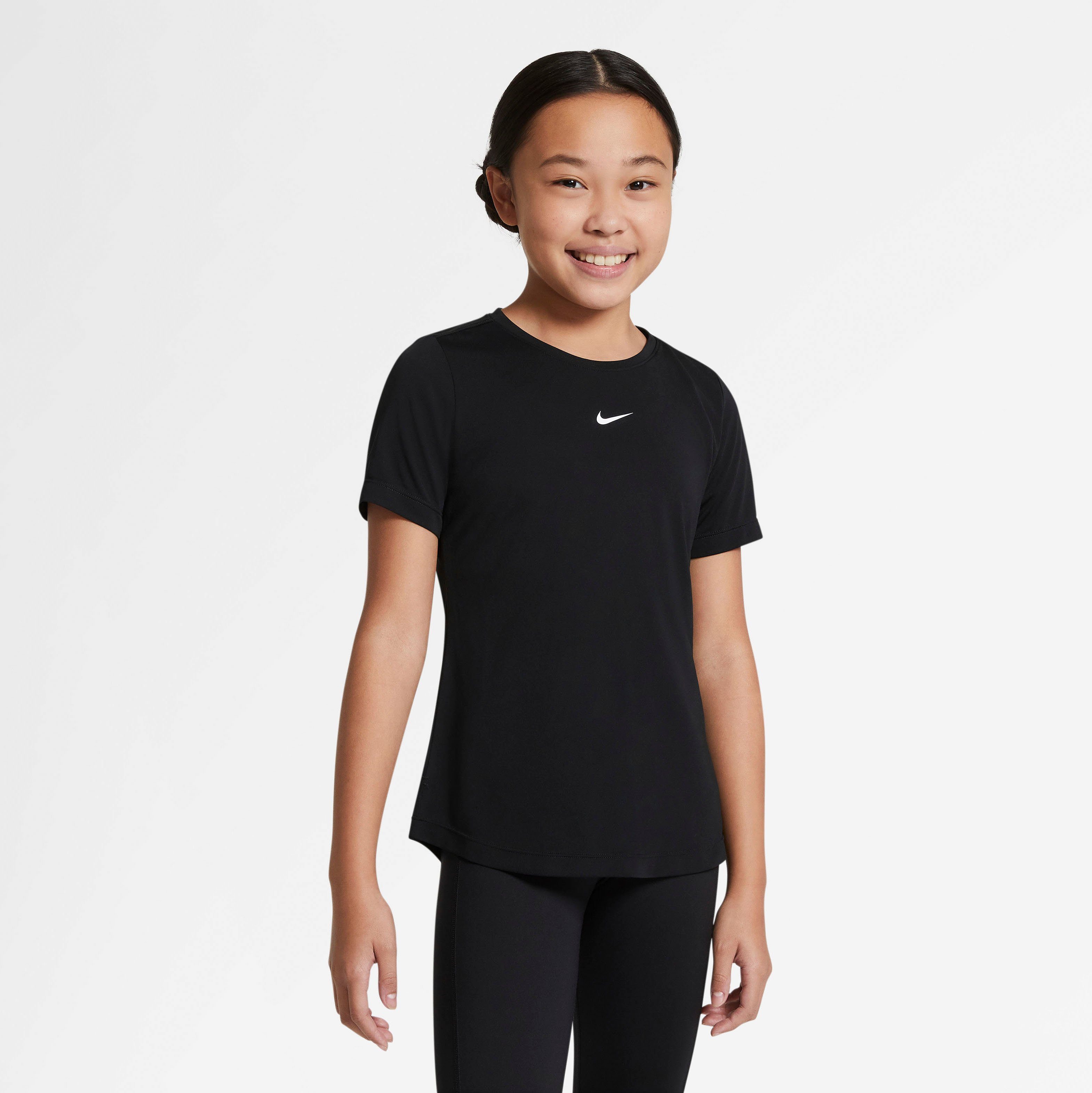 Nike SHORT ONE GIRLS DRI-FIT Trainingsshirt SLEEVE