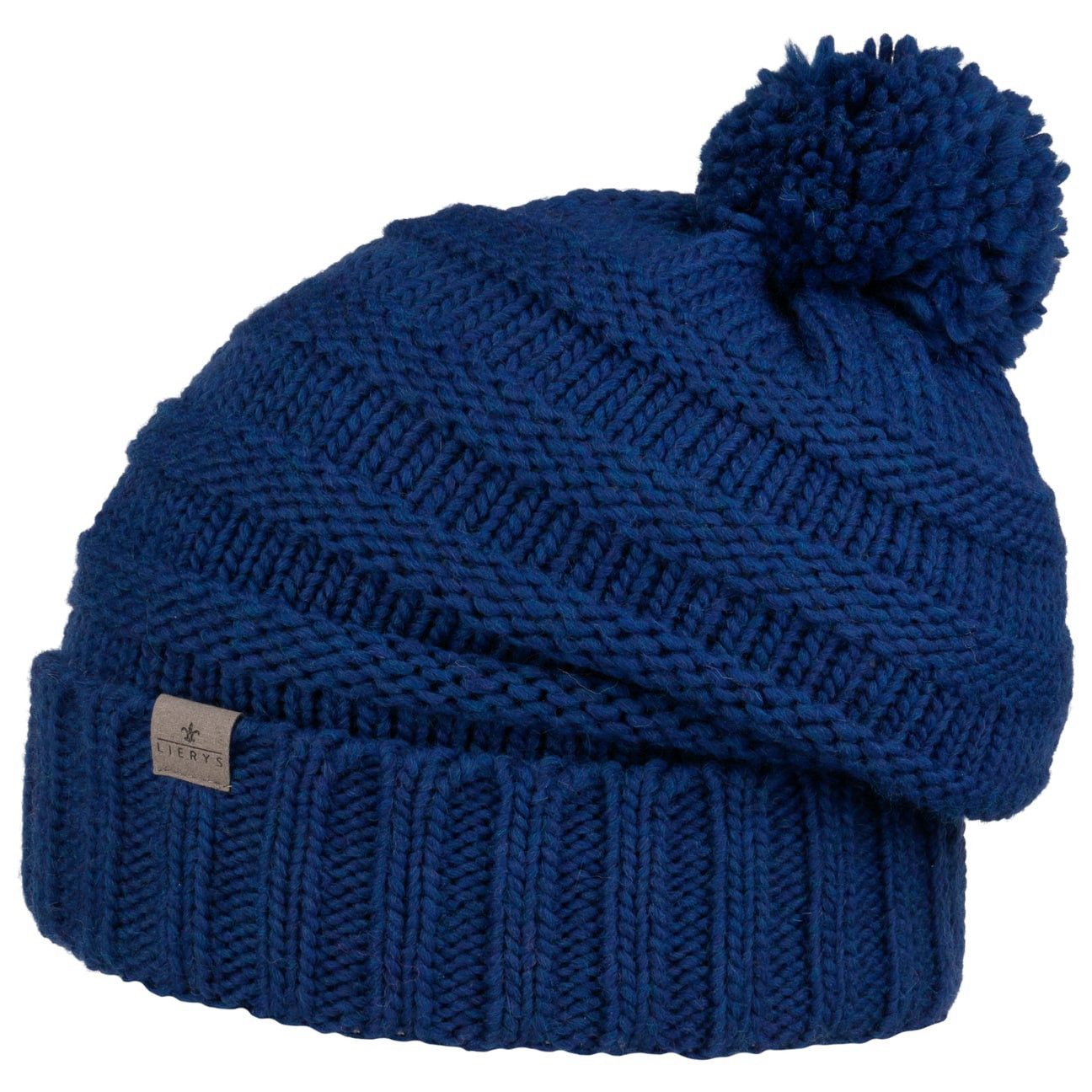 Lierys Bommelmütze (1-St) Beanie mit Umschlag, Made in Germany günstig online kaufen