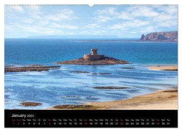 CALVENDO Wandkalender Jersey & Guernsey - Channel Islands (Premium-Calendar 2023 DIN A2 Landscape)