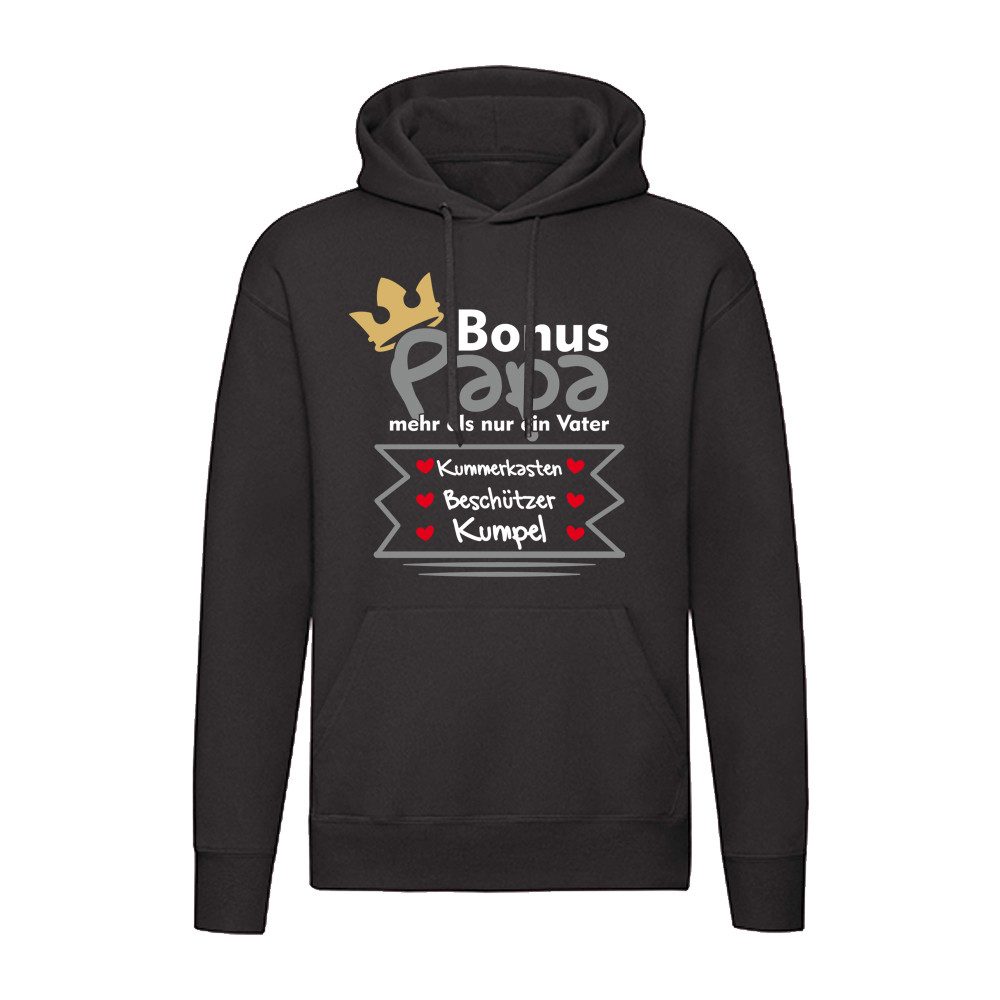 G-graphics Hoodie Bonus Papa – mehr als nur ein Vater Unisex mit trendigem Frontprint-Spruch zum Vatertag