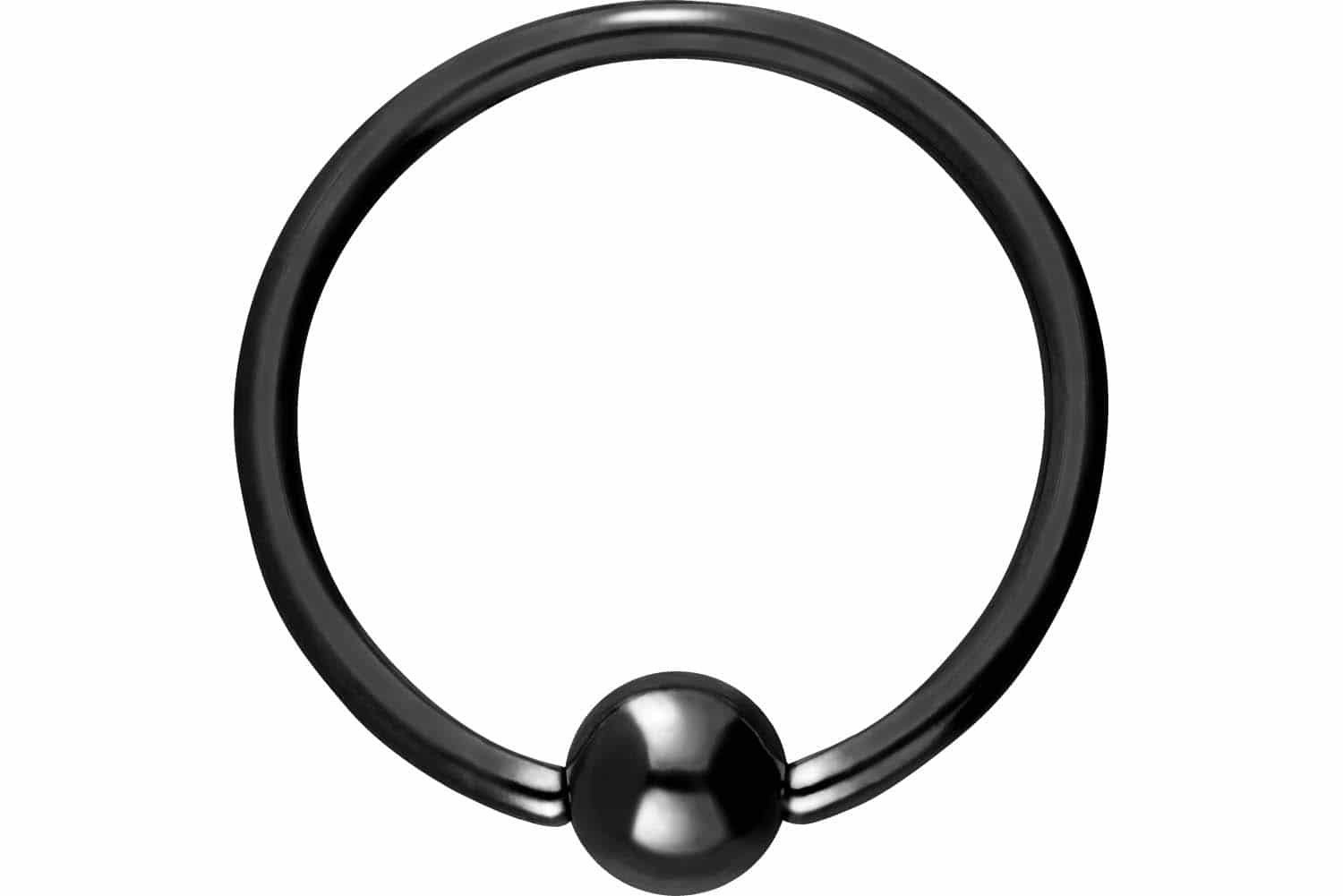 PIERCINGLINE Nasenpiercing Titan Klemmkugelring (Klemm-Ringe, 1-tlg)