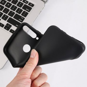 H-basics Handyhülle Handyhülle für Apple iPhone 11 PRO Silikon hülle case cover - in Schwarz - Handyhülle aus flexiblem TPU Silikon