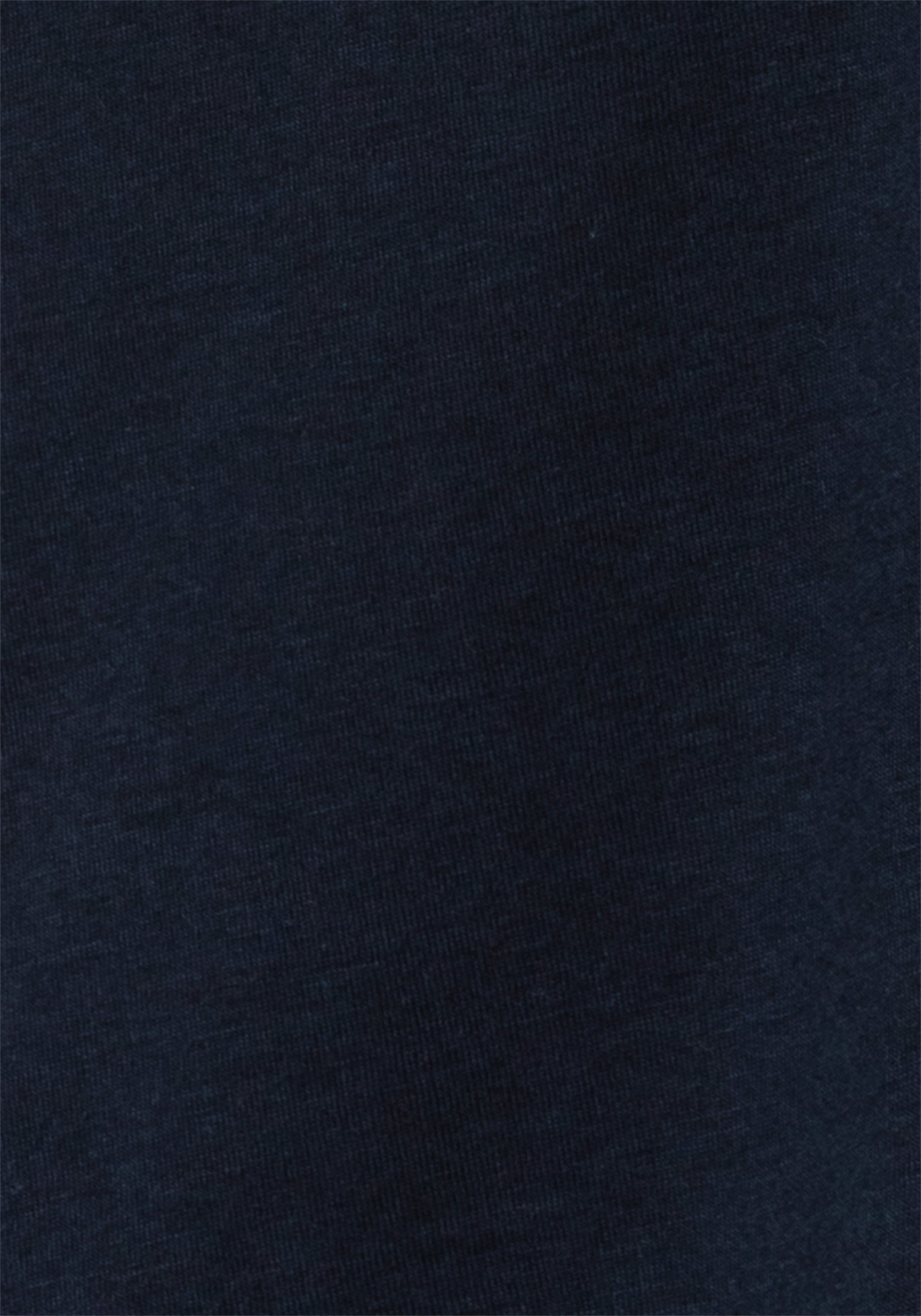 Shorty und Knopfleiste mit nachtblau s.Oliver tlg) (2 Brusttasche