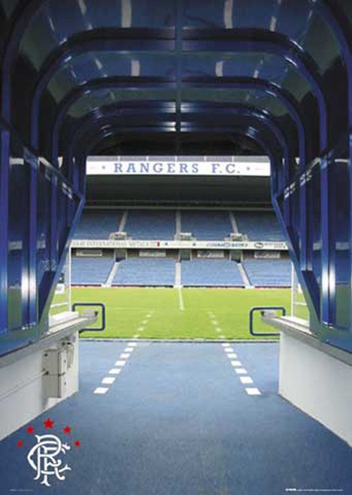 Poster Fußball - Poster - Rangers, ibrox Tunnel