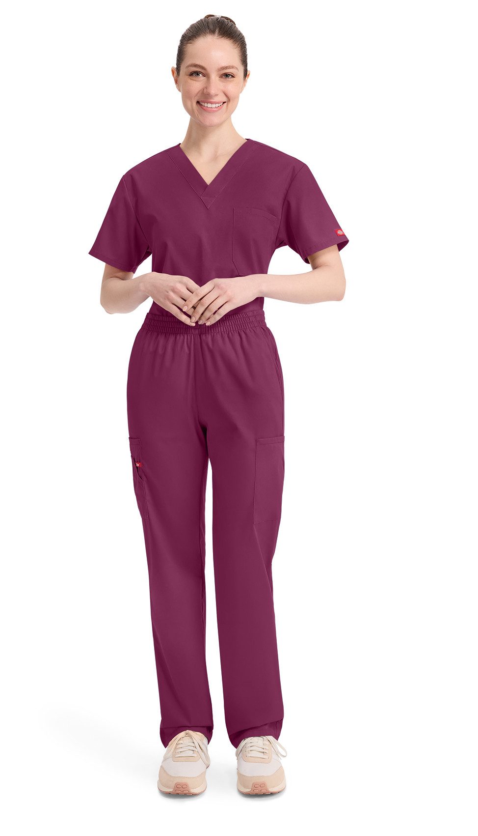 Dickies Schlupfhose, Unisex OP Hose mit Gummibund, Pflegehose, EDS Every Day Scrubs mit Cargotaschen