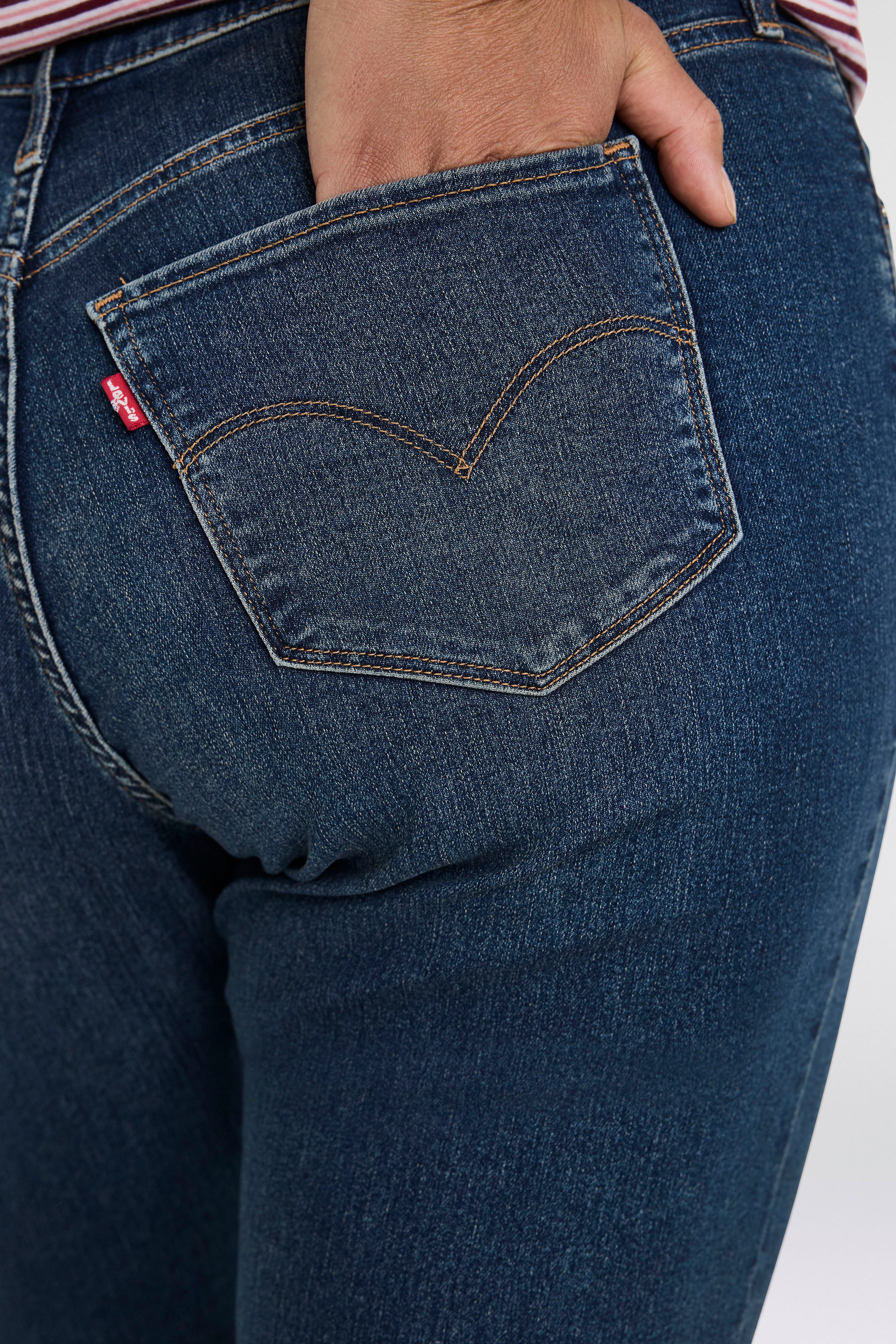 Levi's® Plus Straight-Jeans 314 Shaping Straight in Baumwoll-Stretch