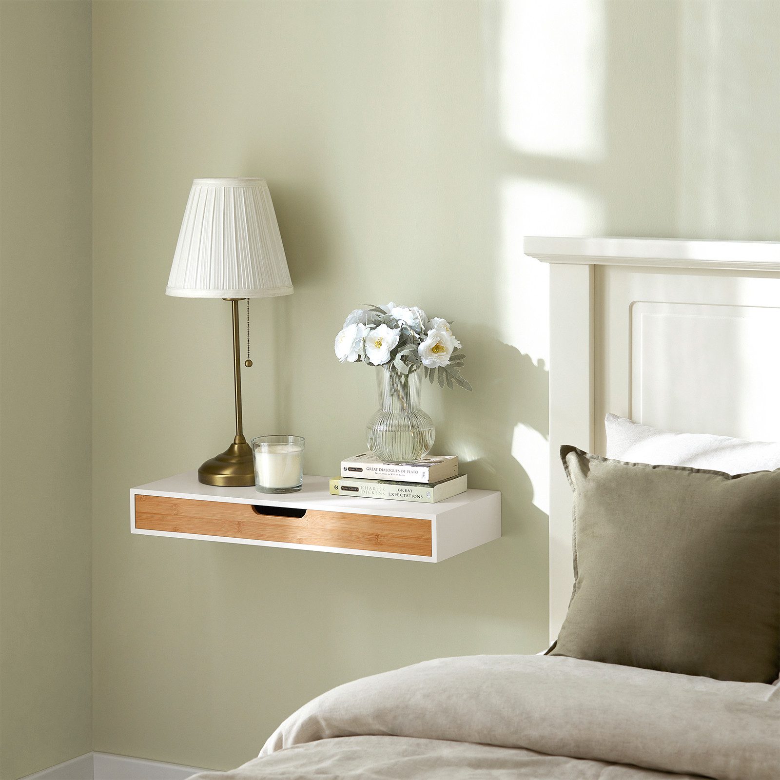 SoBuy Hängeschrank FRG92/93, Schweberegal Wandschrank Hängeregal günstig online kaufen