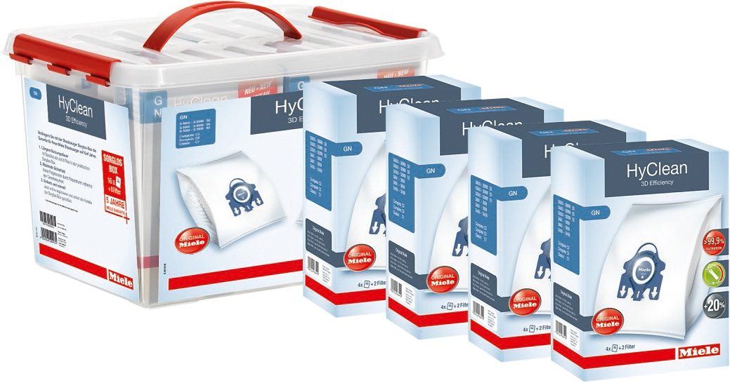 Miele Staubsaugerbeutel Sorglos-Box HyClean 3D Efficiency GN, passend für  MIELE, insgesamt 16 Staubbeutel online kaufen | OTTO