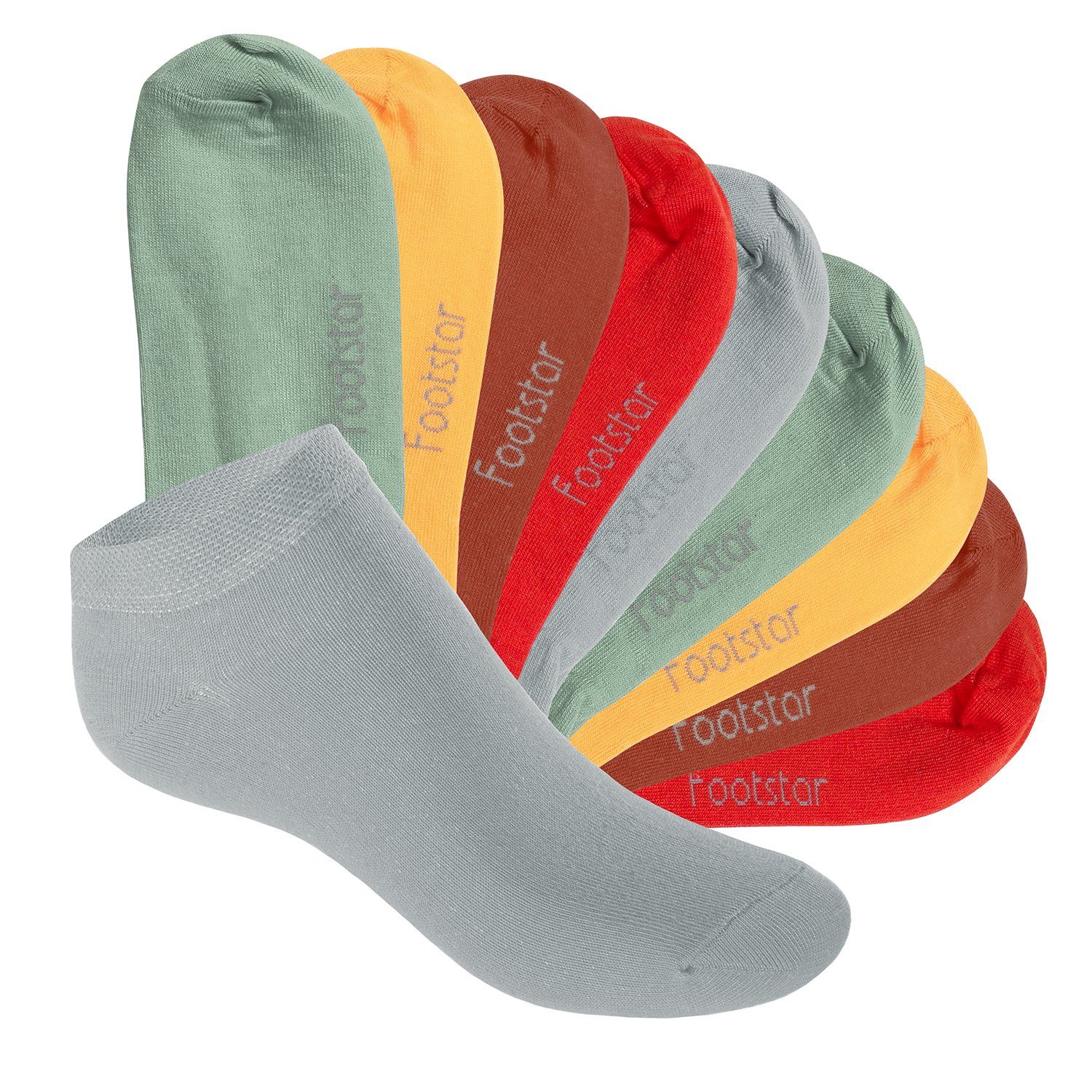 Footstar Kurzsocken Kinder Sneaker Socken (10 Paar) - Kurze Socken für Kids Urban Camouflage