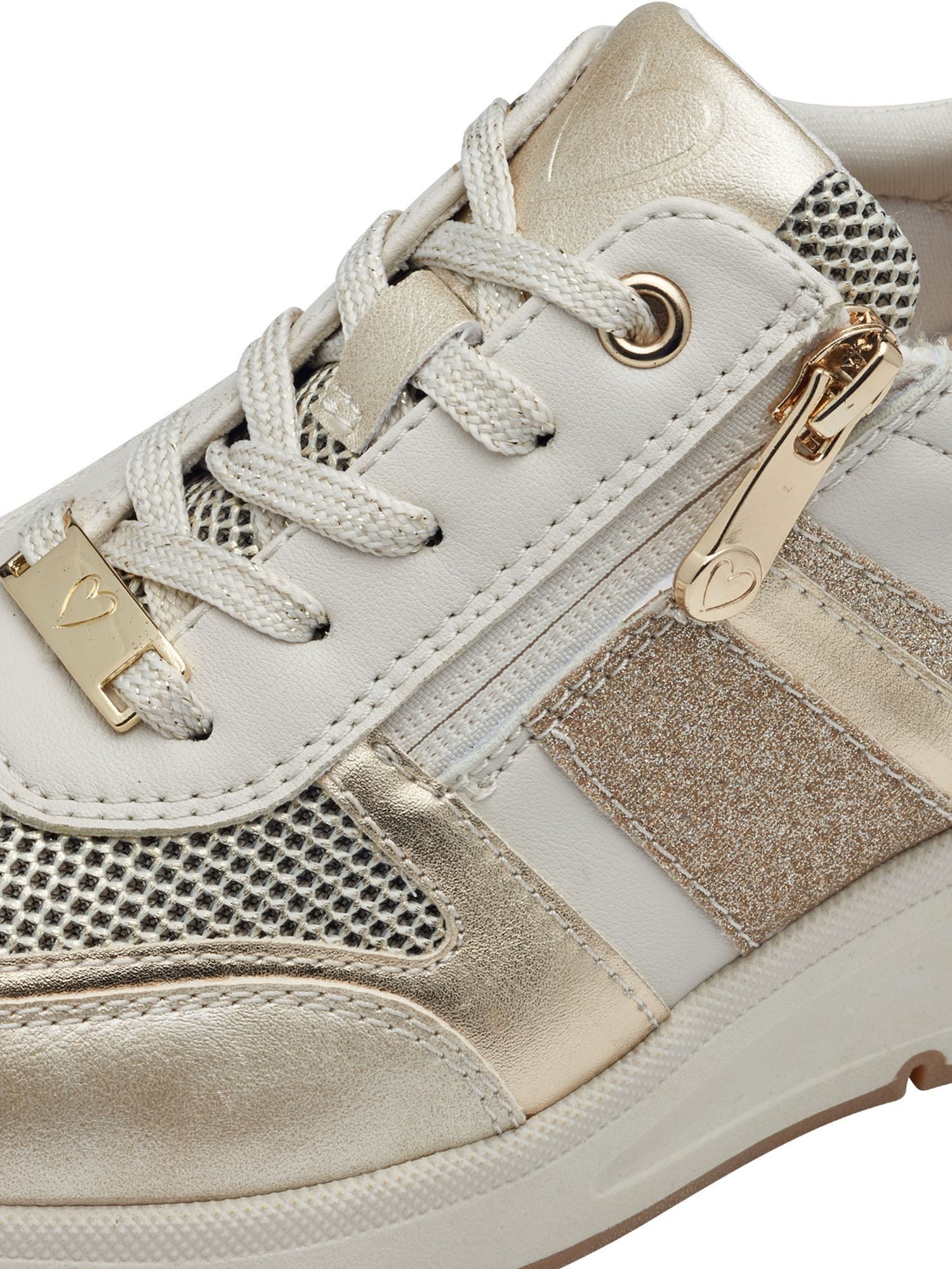 MARCO TOZZI FEEL mit Schnürsenkel kein Absatz 2-23732-44 Sneaker FEEL