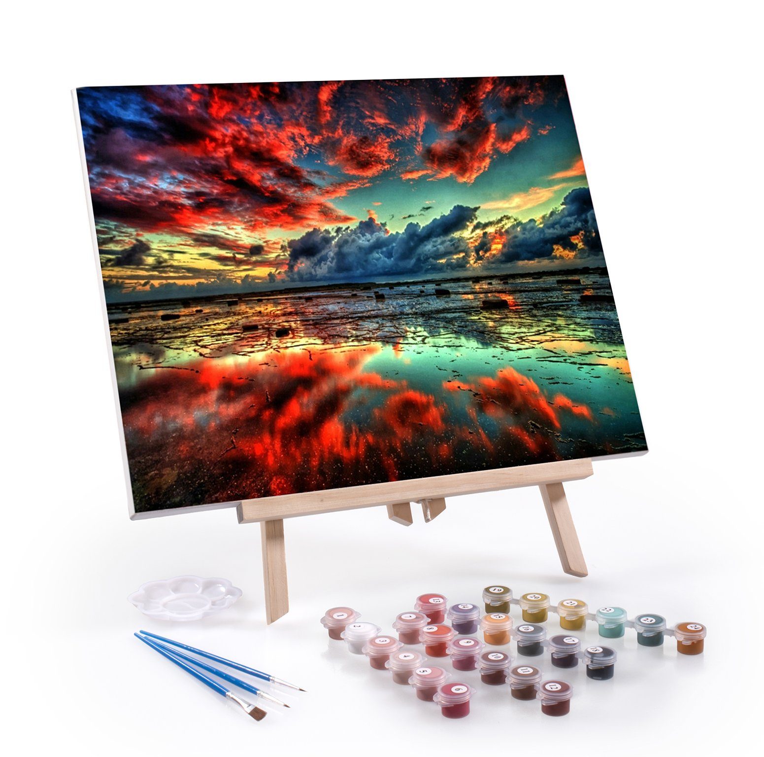 digitCUBE Malen nach Zahlen Ausmalbild 40x50cm Malset (Paint by Numbers), a günstig online kaufen