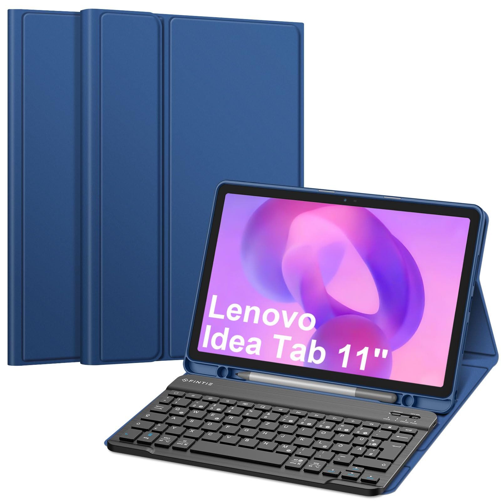 Fintie Tablet-Hülle mit Tastatur für Lenovo Idea Tab 11 Zoll 2025 (TB-336ZU/ TB-336FU)