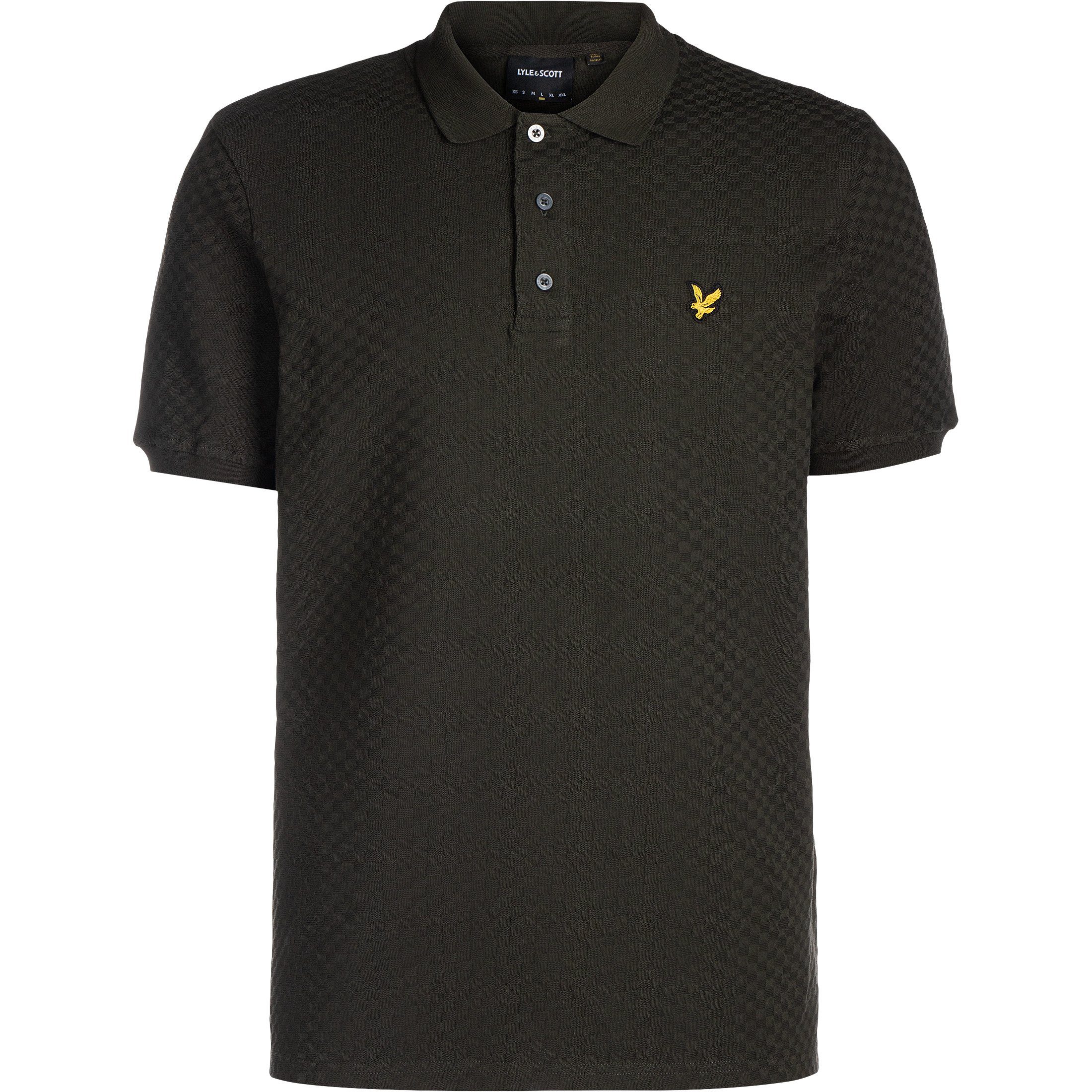 Lyle & Scott Poloshirt Grid Texture Poloshirt Herren