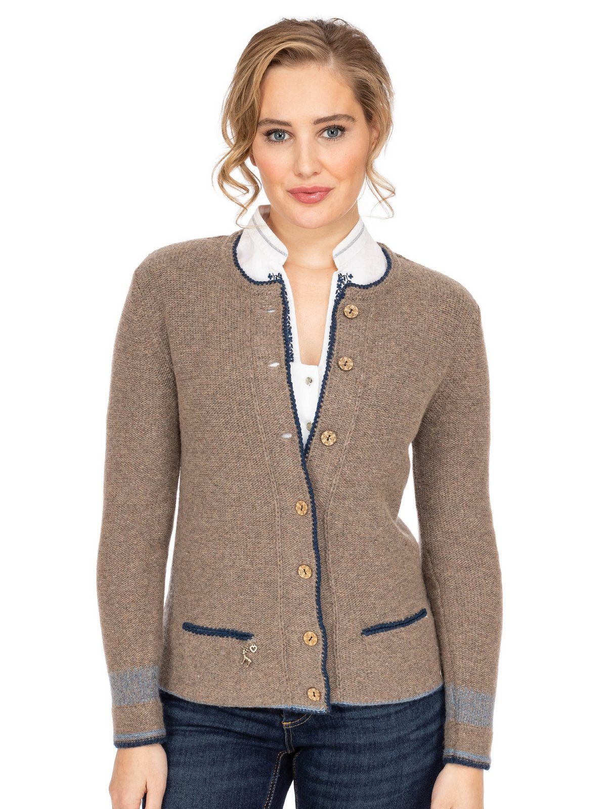 AURA Wensky & Strickfleecejacke nuss (9849) Spieth nuss Strickjacke