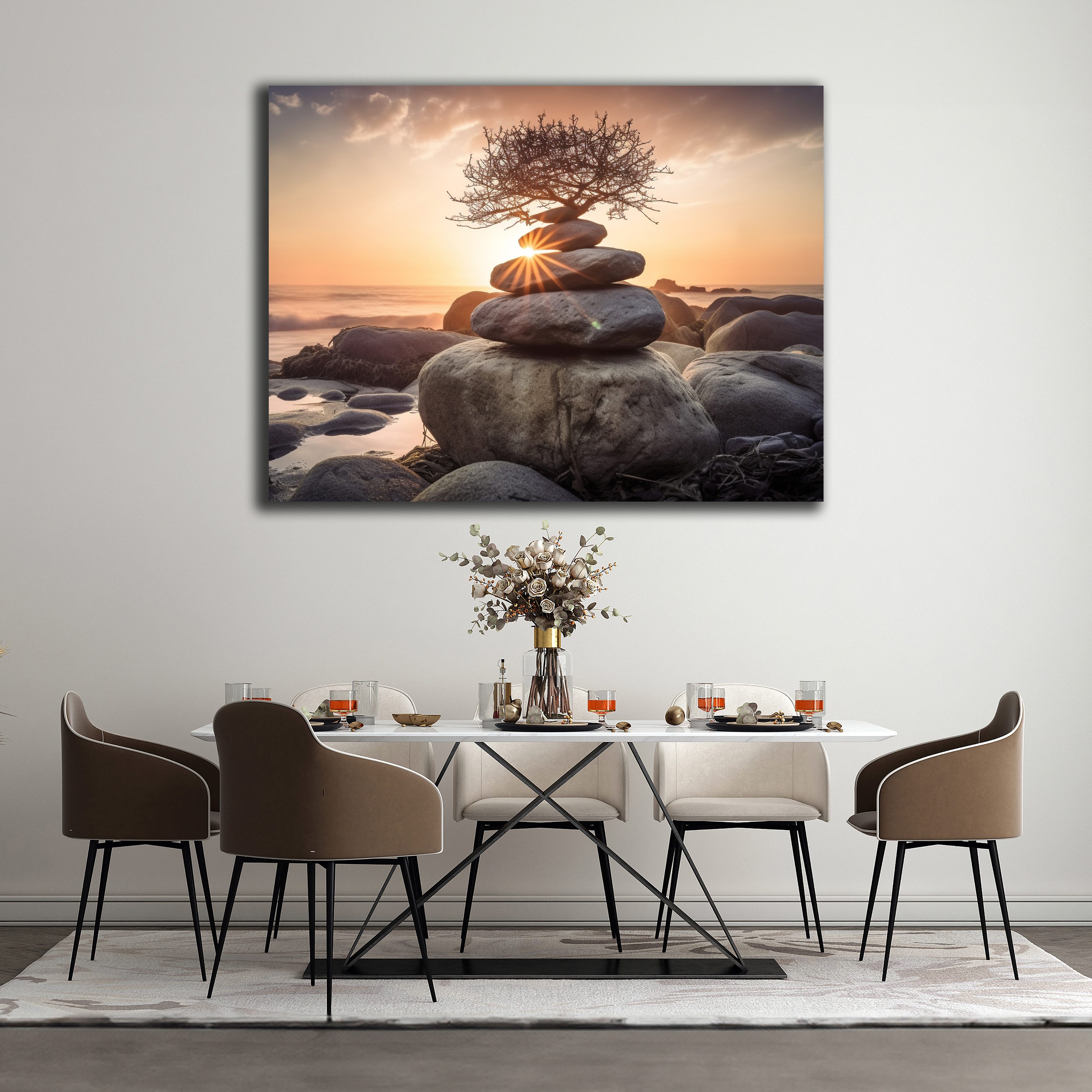 DARO Design Leinwandbild Modern Abstrakt Wandbilder günstig online kaufen