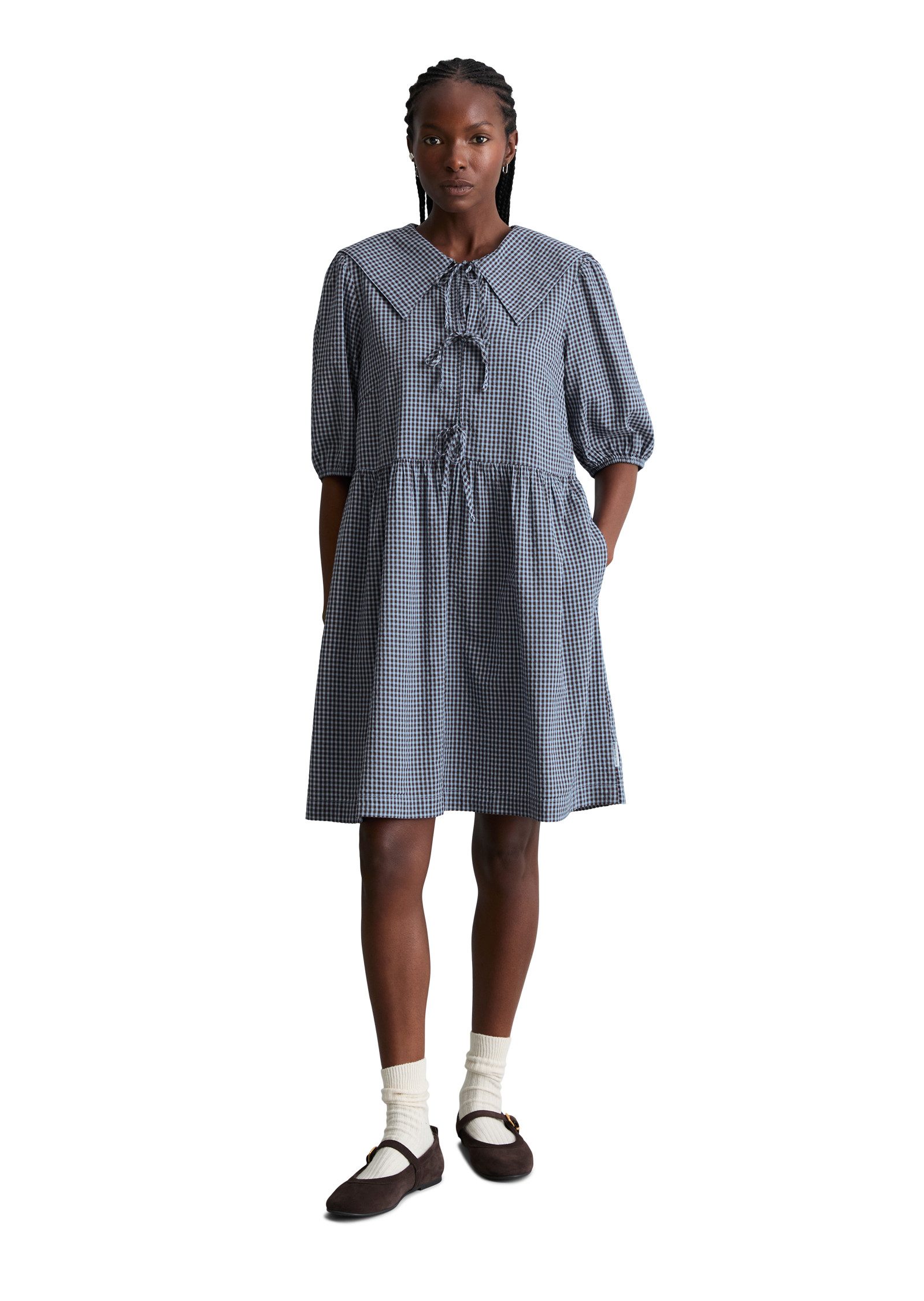 Marc O'Polo DENIM Minikleid aus Baumwolle-Mix – Bild 5 von 5
