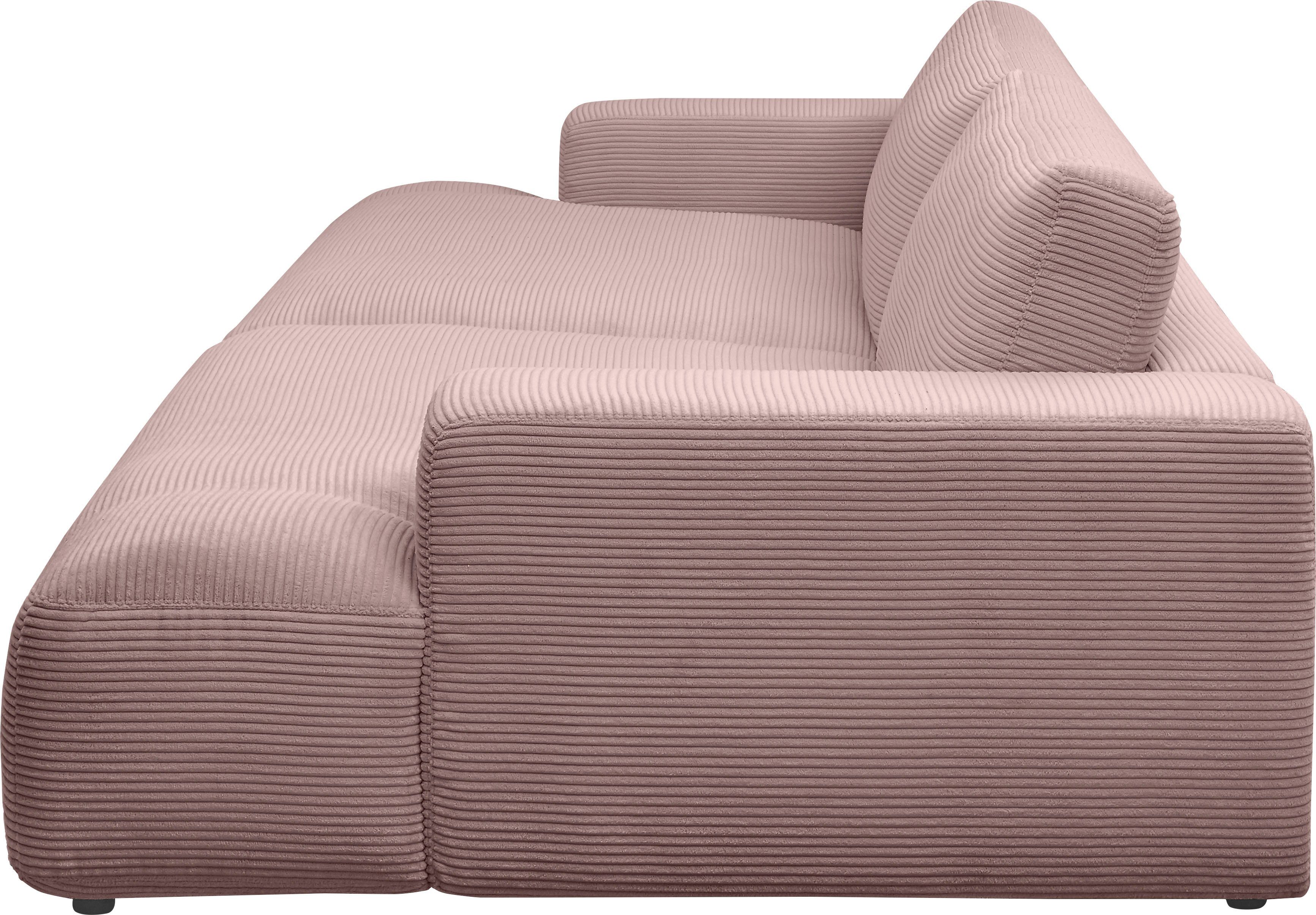 cm rosa Breite M Loungesofa 292 branded Cord-Bezug, GALLERY Lucia, Musterring by