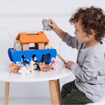 Le Toy Van Lernspielzeug Noahs Arche Formensortierer aus Holz