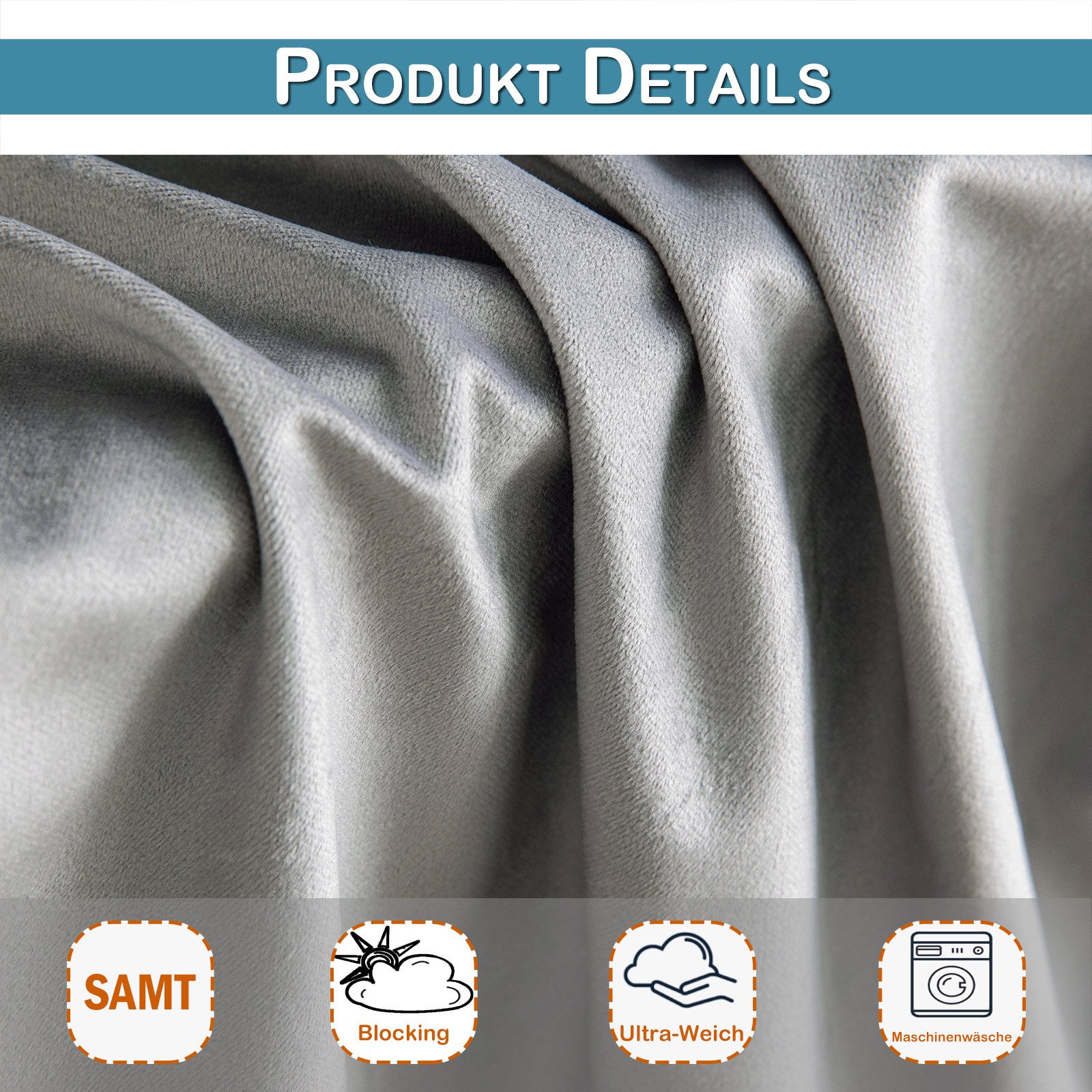 BTTO V&G Verdunkelungsvorhang Vorhang Gardinen Blickdicht,Weihnachtsvorhänge,Vorhang Samt Velvet (1 St), blickdicht, Thermogardine