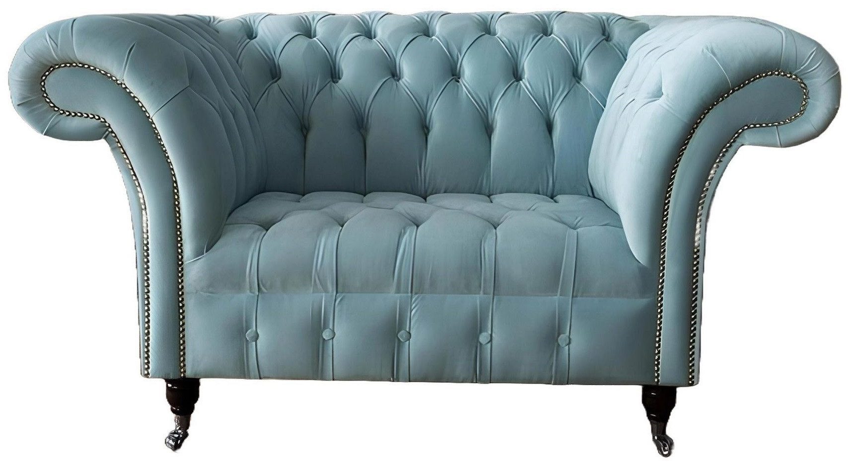 Xlmoebel Chesterfield-Sessel Luxuriöser Chesterfield-Sessel mit edlem Textilbezug (Sessel (1 Sitzer), Hergestellt in Europa