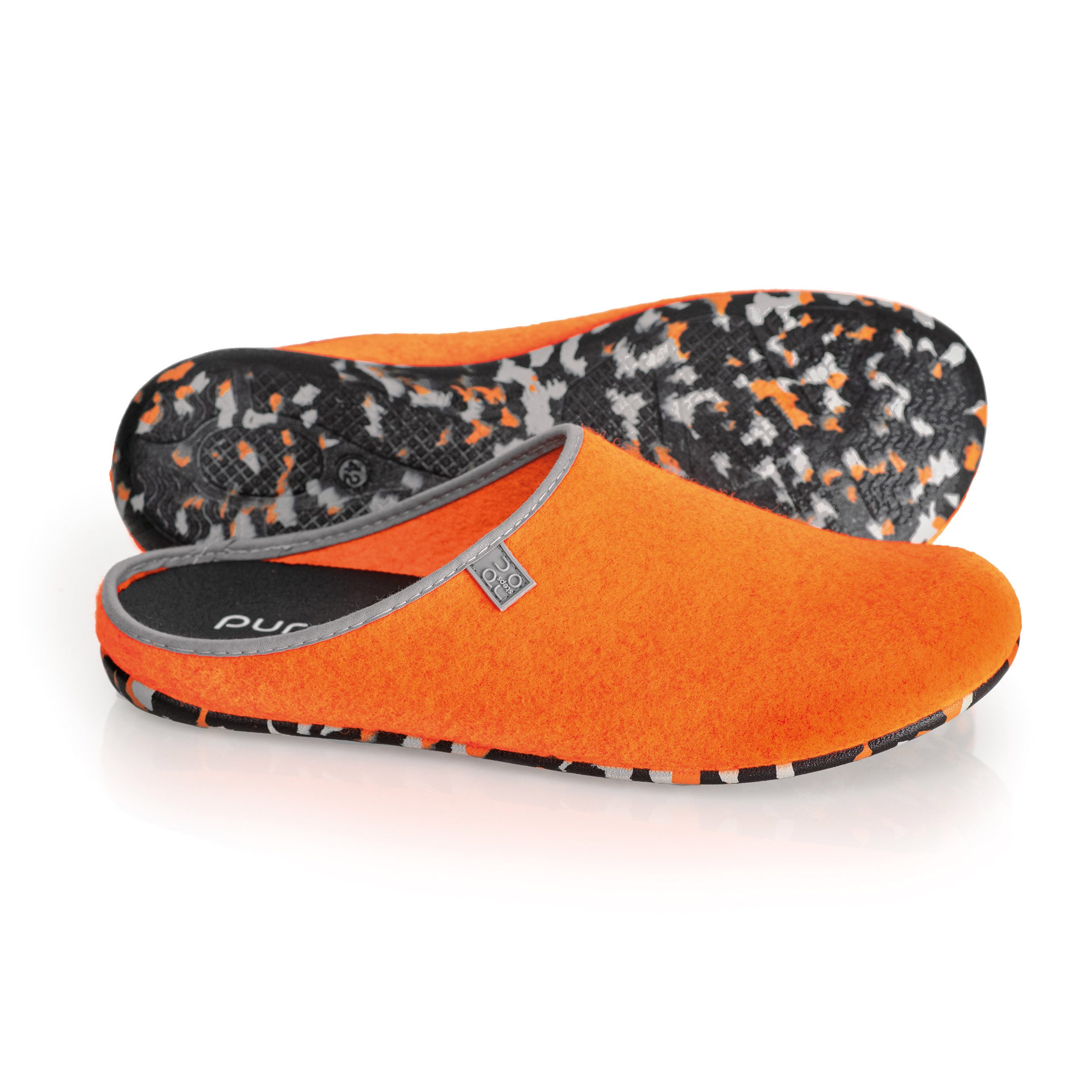 purosteps Fieltro-Eco Hausschuh Hergestellt aus recycelten PET Flaschen, Handgefertigt, Naturkautschuk – Bild 2 von 5
