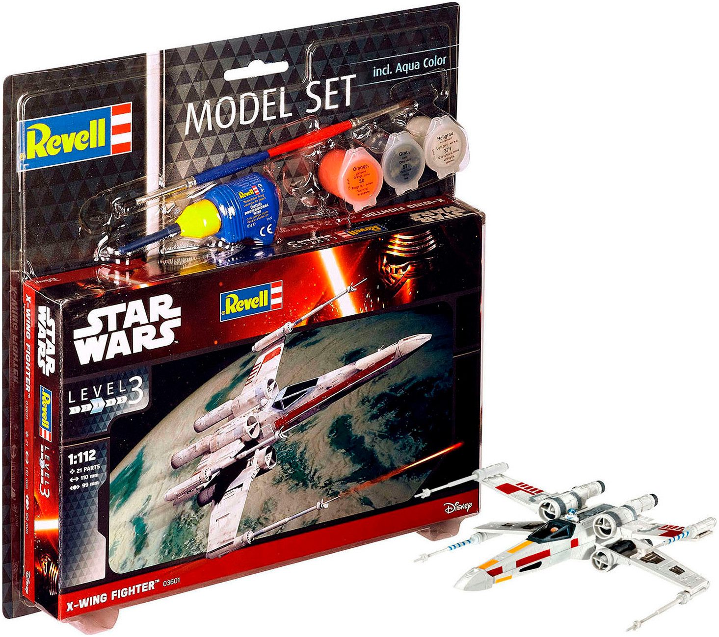 Revell® Modellbausatz X-wing Fighter, Star Wars, Made in Europe