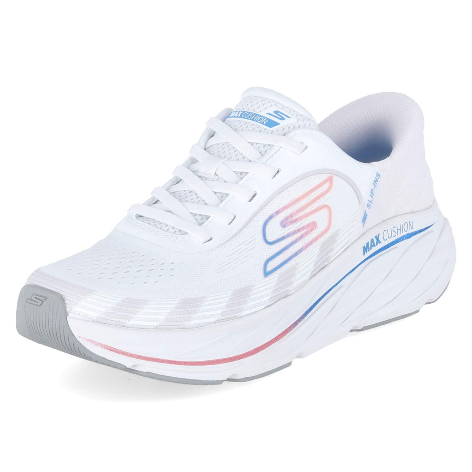 Skechers Skechers 129724 WMLT Damen Textil & Synthetik white Schnürschuh