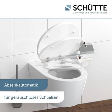 Schütte WC-Sitz POOLSIDE, High Gloss mit MDF Holzkern