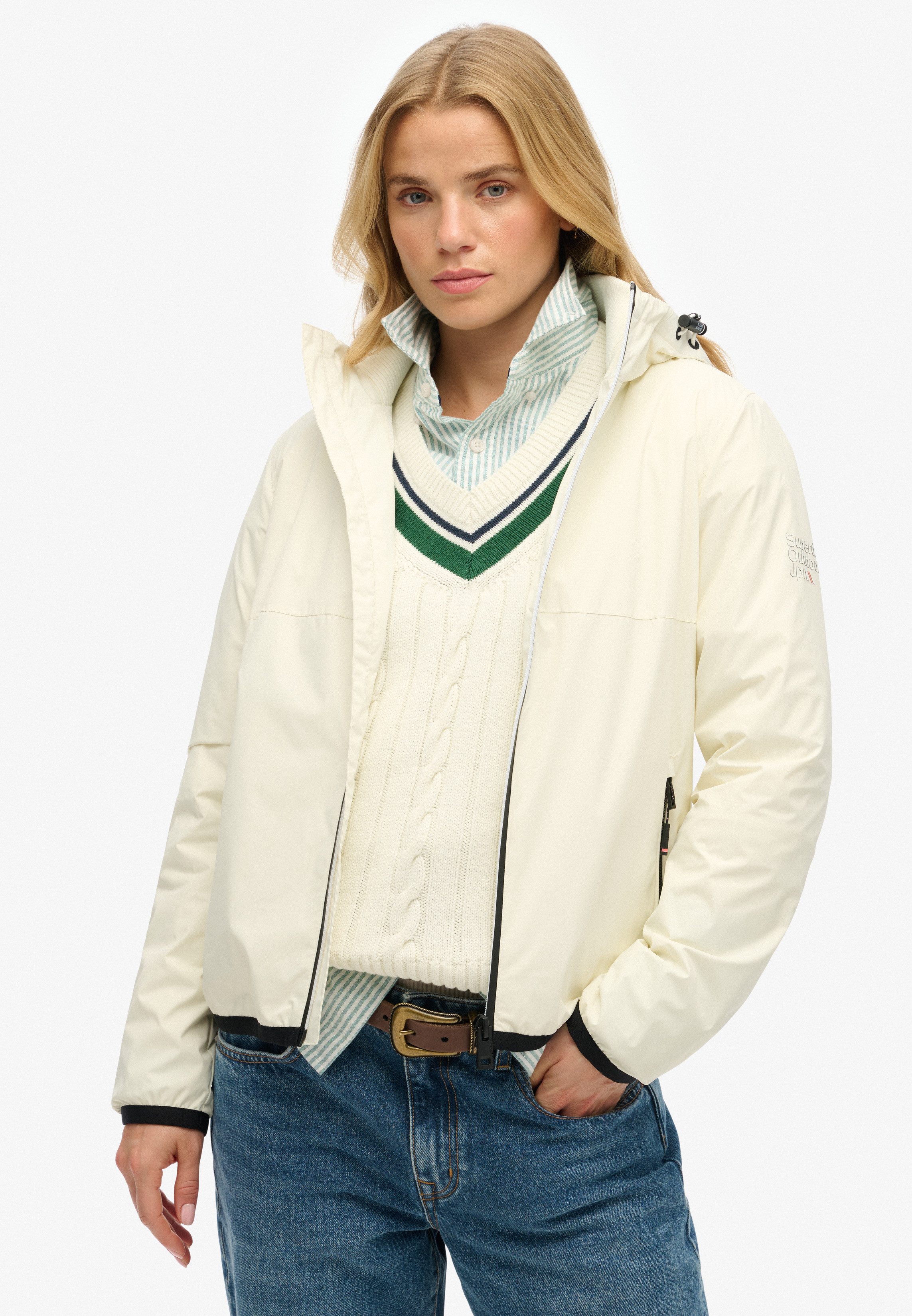 Superdry Outdoorjacke HOODED LOGO WINDBREAKER JACKET günstig online kaufen