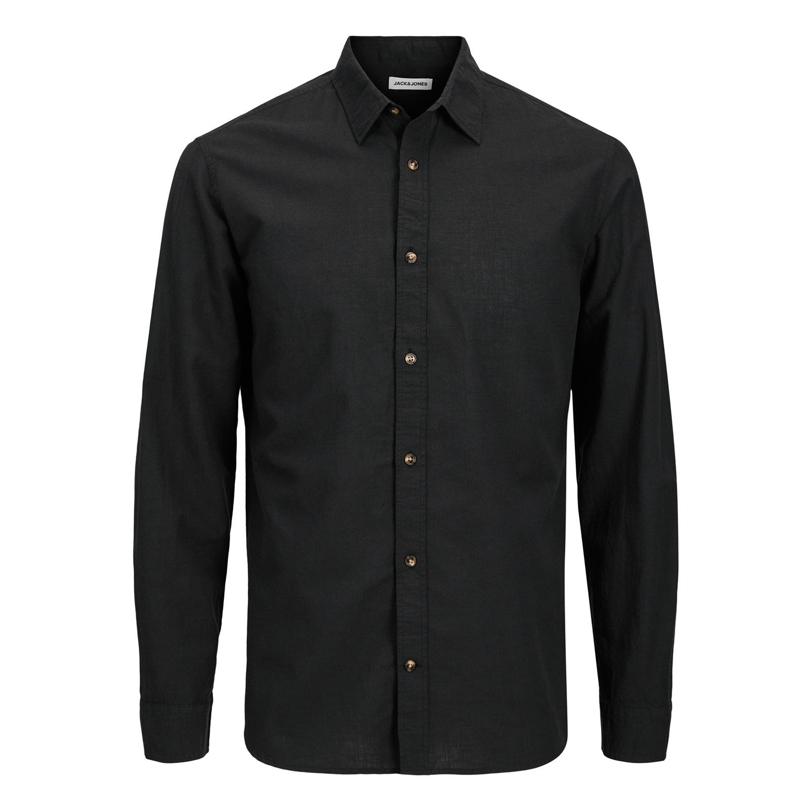 Jack & Jones Langarmhemd JJESUMMER Shirt LS SN in Leinenoptik günstig online kaufen