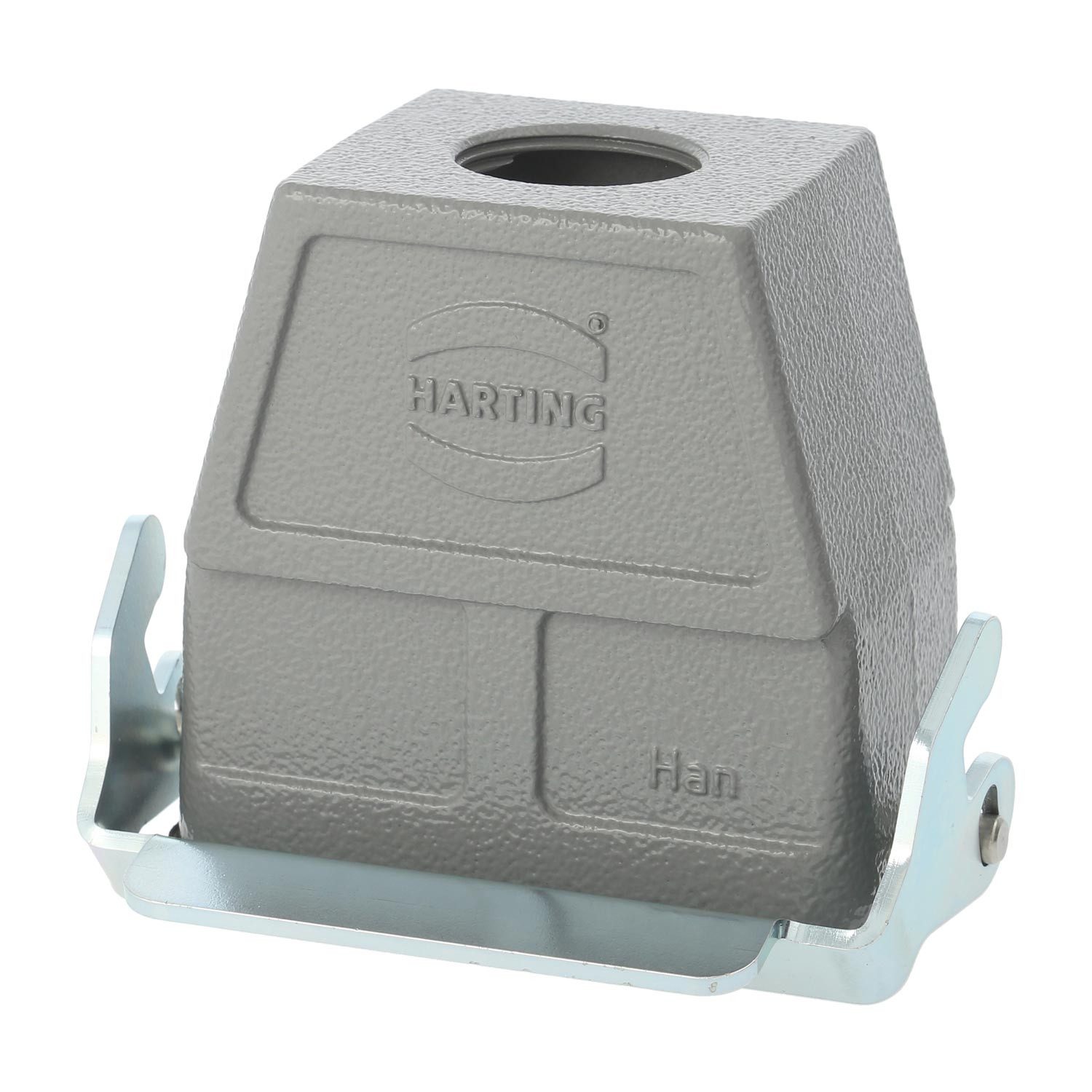 Harting DIN-Stecker Titel:Han 10B Kupplungsgehäuse hoch, 1xM32 gerader Kabelabgang, mit 1, Keine Verpackungseinheiten, Kein Mindestauftragswert