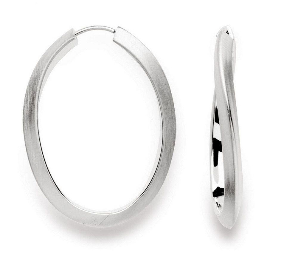 Bastian Inverun Paar Ohrstecker Bastian Inverun Creolen Silber 20541