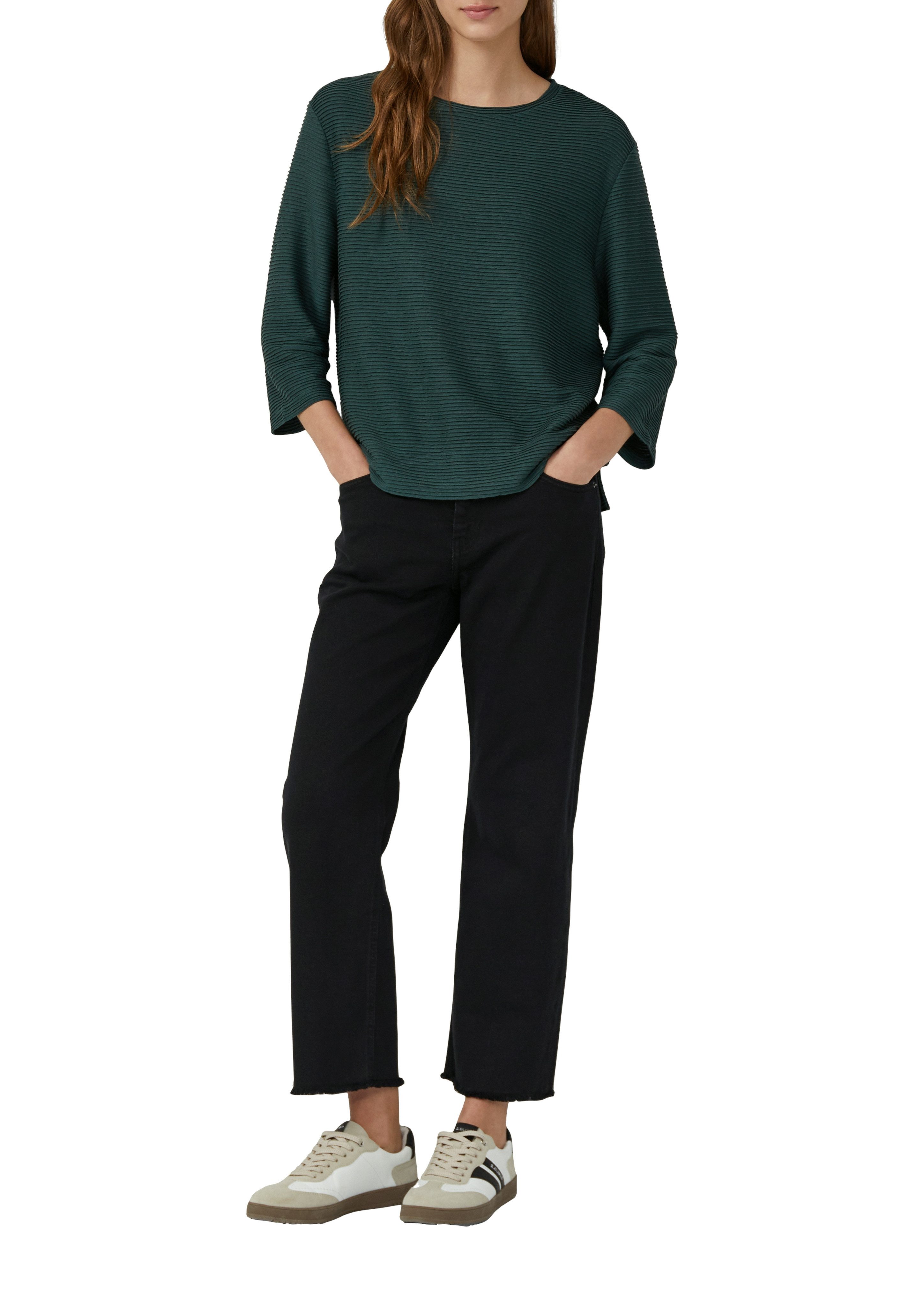 s.Oliver Sweater mit Streifen Muster günstig online kaufen