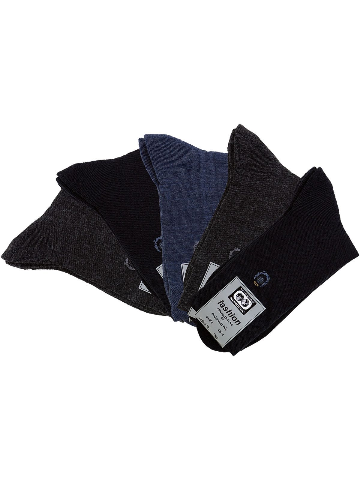 Nordpol Arbeitssocken 3 Paar Fashion Socken 3088 70% Schurwolle / 30% Polyamid