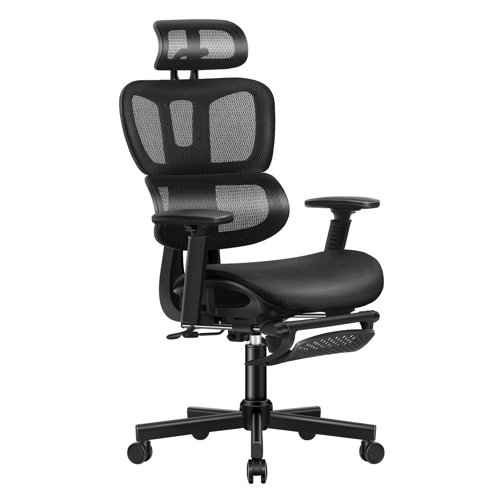ALFORDSON Drehstuhl Ergonomischer Netz-Bürostuhl mit 3D-Armlehne, günstig online kaufen